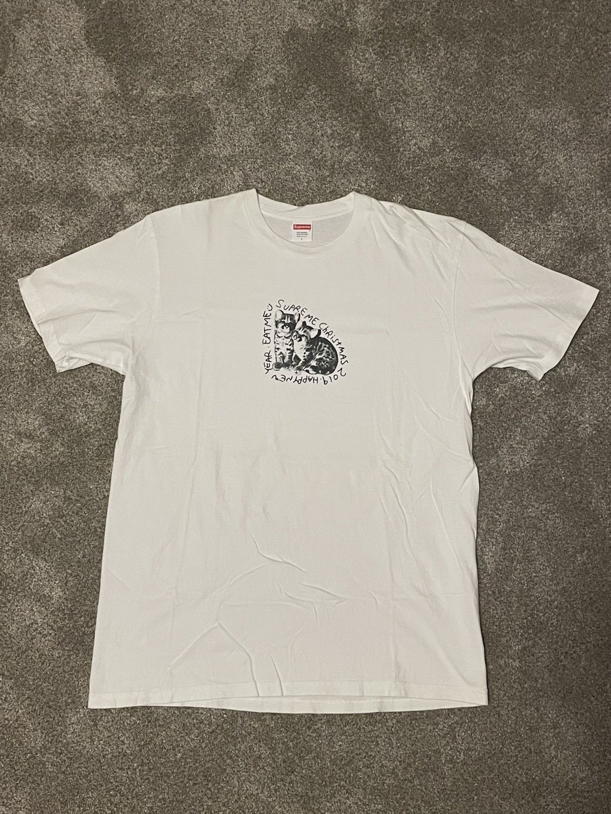 Supreme Supreme Eat me Christmas Tee Size US L / EU 52-54 / 3 - 2 Thumbnail