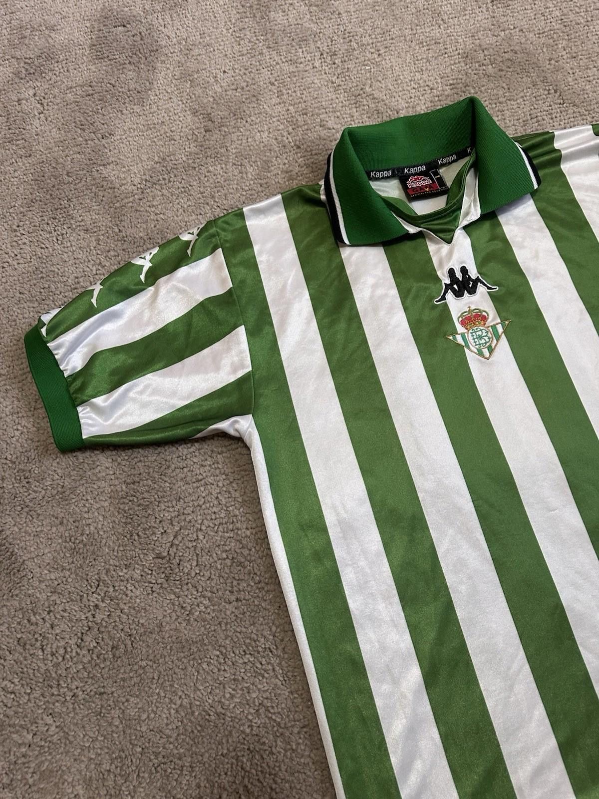 Kappa Rare Real Betis 1999-2000 Home Football Jersey Size L Kappa Size US L / EU 52-54 / 3 - 3 Thumbnail