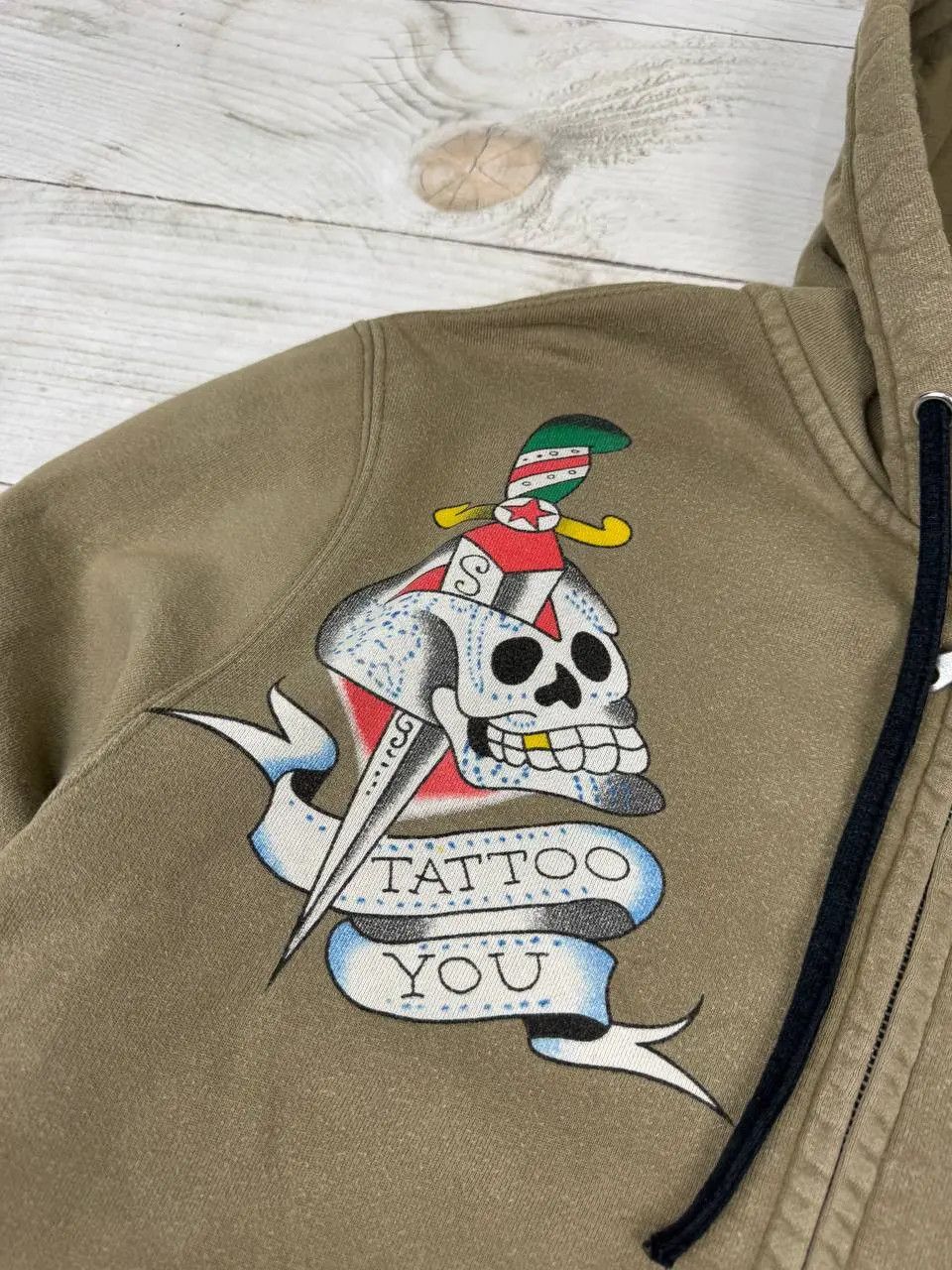 Ed Hardy Vintage Ed Hardy By Christian Audigier Hoodie Tatto Y2K 90s Size US S / EU 44-46 / 1 - 7 Thumbnail