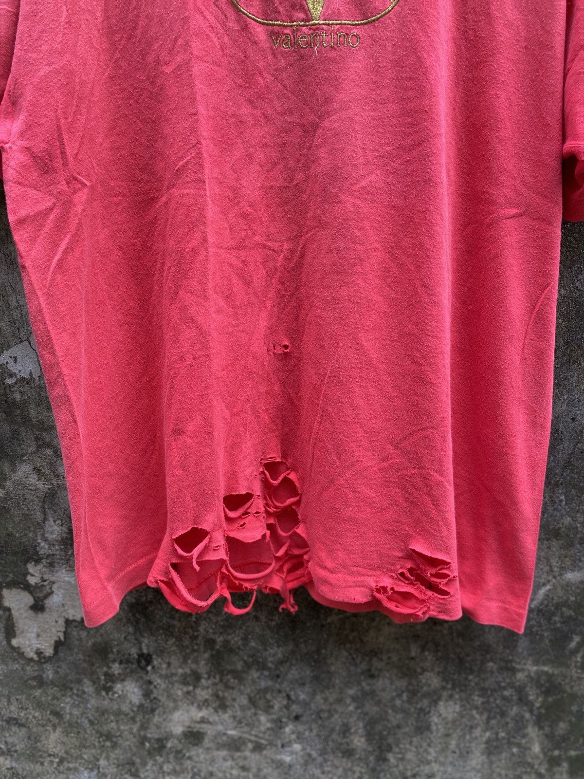 Vintage Vintage 80’s Valentino Thrashed Faded Grunge ERD Style Size US XL / EU 56 / 4 - 6 Thumbnail