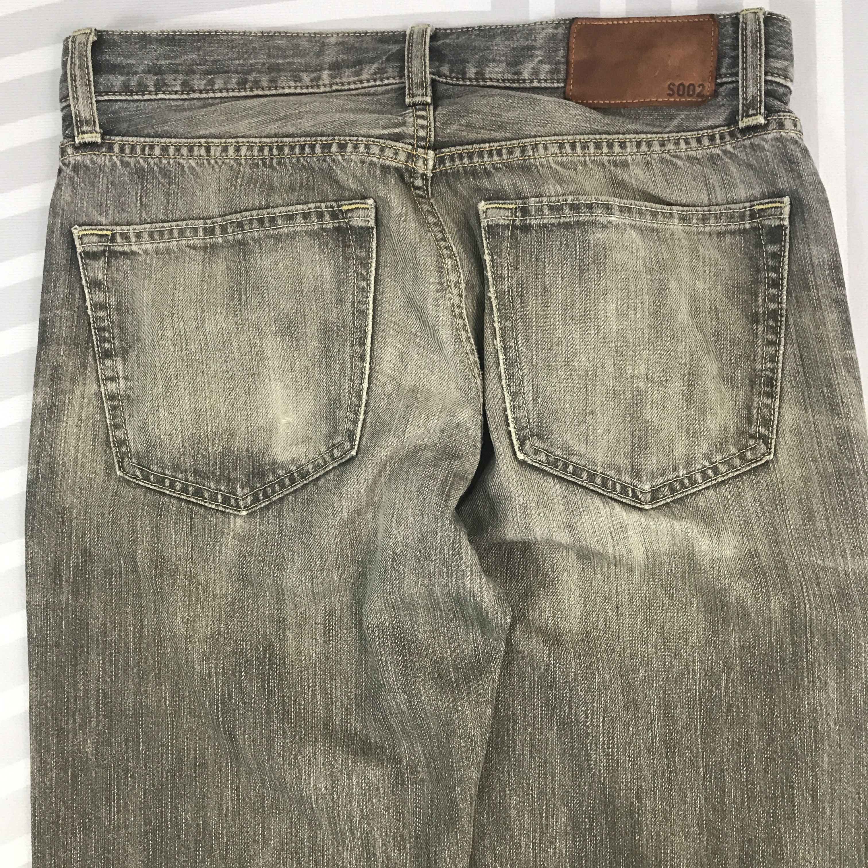 Uniqlo × Vintage Vintage uniqlo Black denim distressed jeans pants Size US 29 - 5 Thumbnail