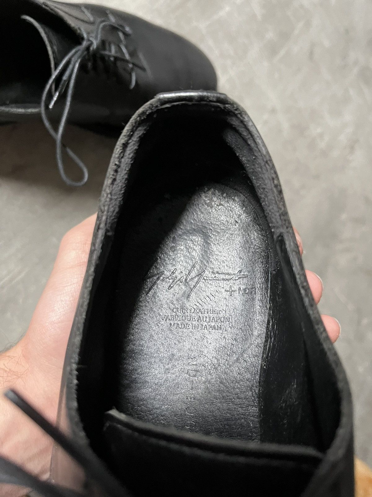 Yohji Yamamoto Yohji Yamamoto +NOIR black leather formal shoes Size US 8 / EU 41 - 18 Thumbnail