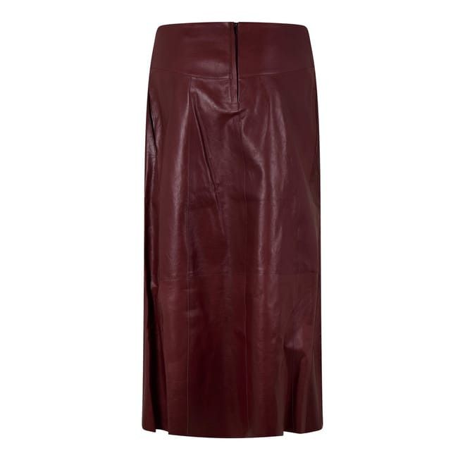 Bottega Veneta Bottega Veneta Bv Skirt in Red Size 30" / US 8 / IT 44 - 2 Thumbnail