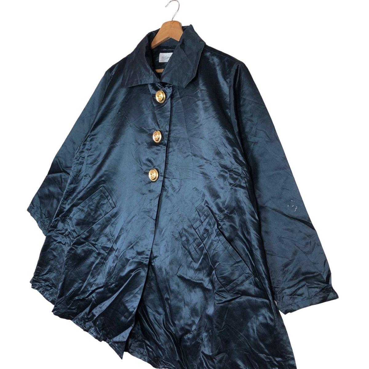 Yves Saint Laurent YVES SAINT LAURENT SILK SATIN JACKET Size XXS / US 00 / IT 34 - 3 Thumbnail