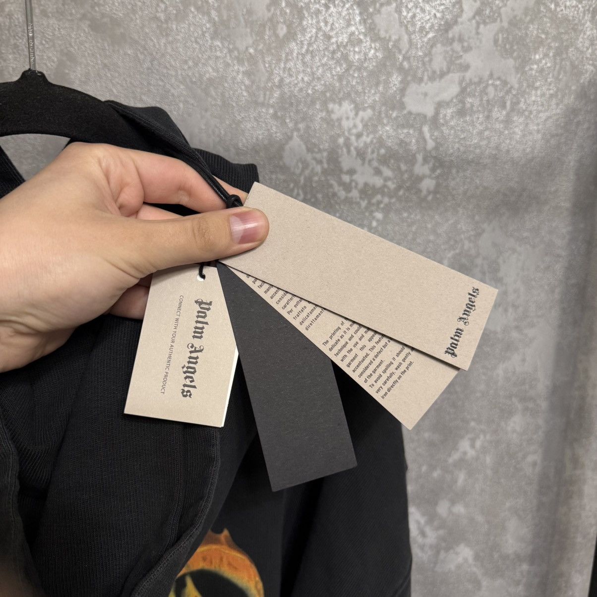 Palm Angels PALM ANGELS BLACK BURNING HOODIE Size US S / EU 44-46 / 1 - 9 Thumbnail