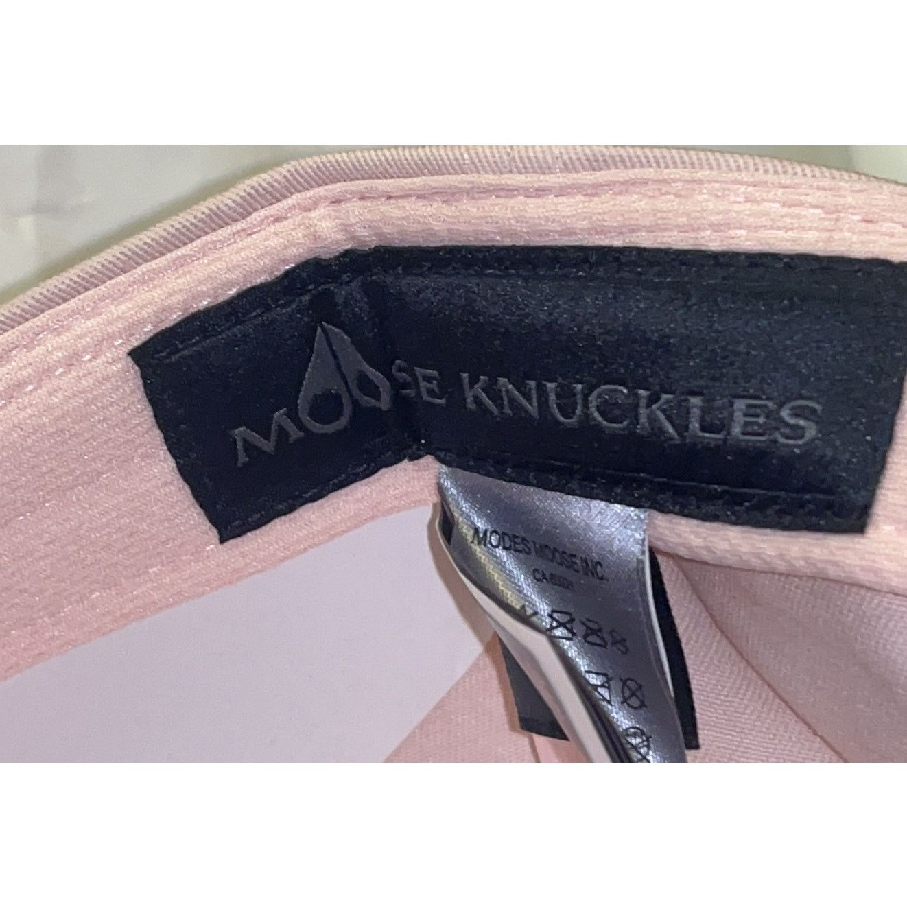 Moose Knuckles Moose Knuckles Hollow Logo Cap Dusty Rose Hat - OS - NWT Size ONE SIZE - 9 Thumbnail