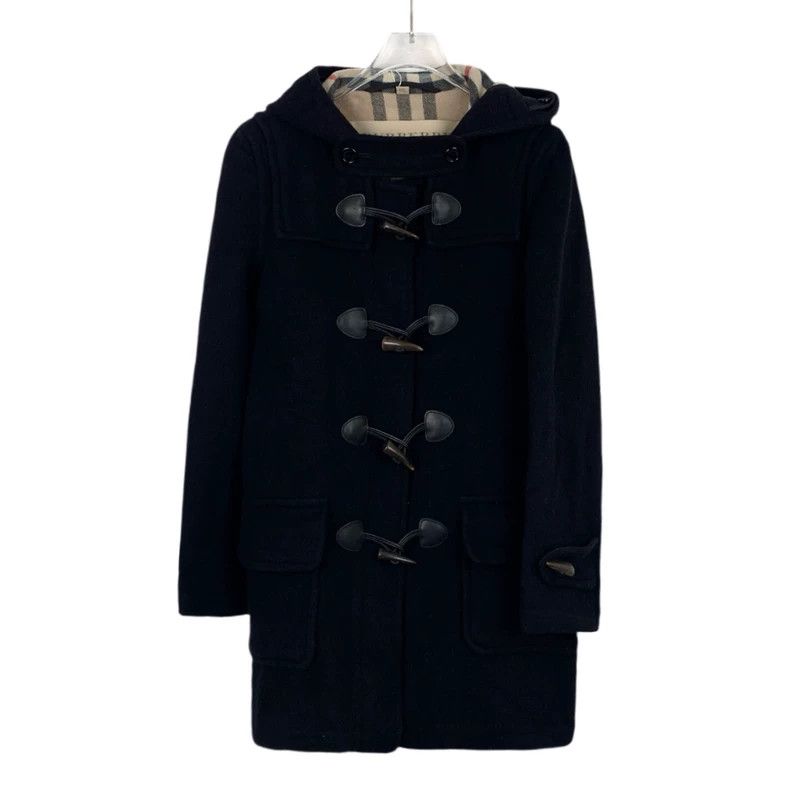 Burberry Burberry Black Wool Hooded Duffle Coat Size US XS / EU 42 / 0 - 1 Thumbnail