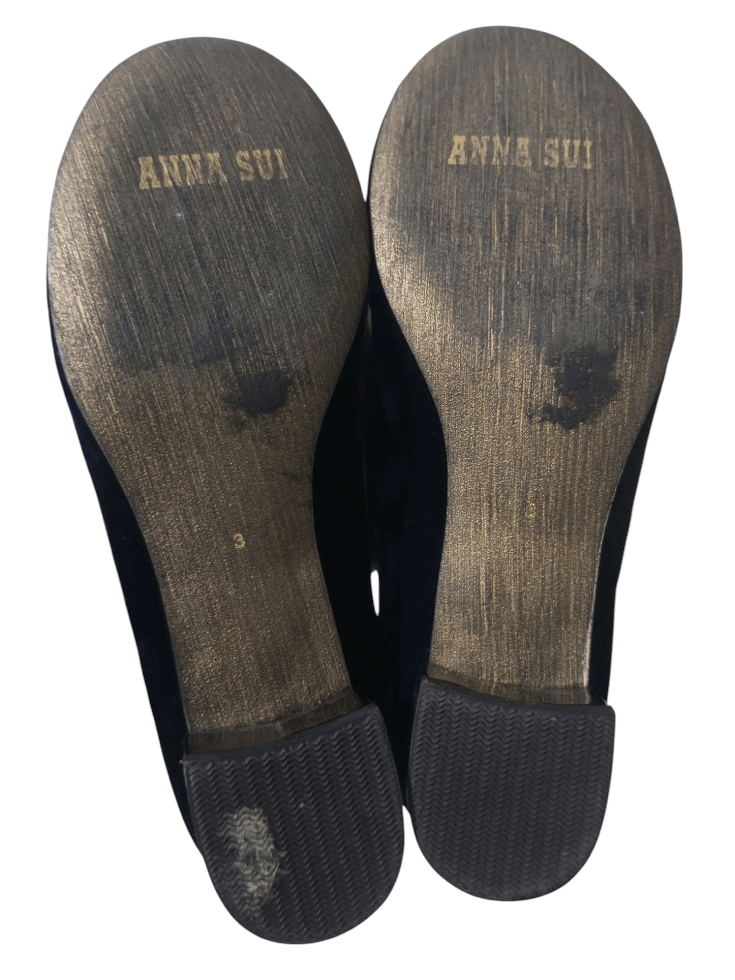 Anna Sui Vintage anna Sui velvet embroidery shoes Size US 7 / IT 37 - 8 Thumbnail