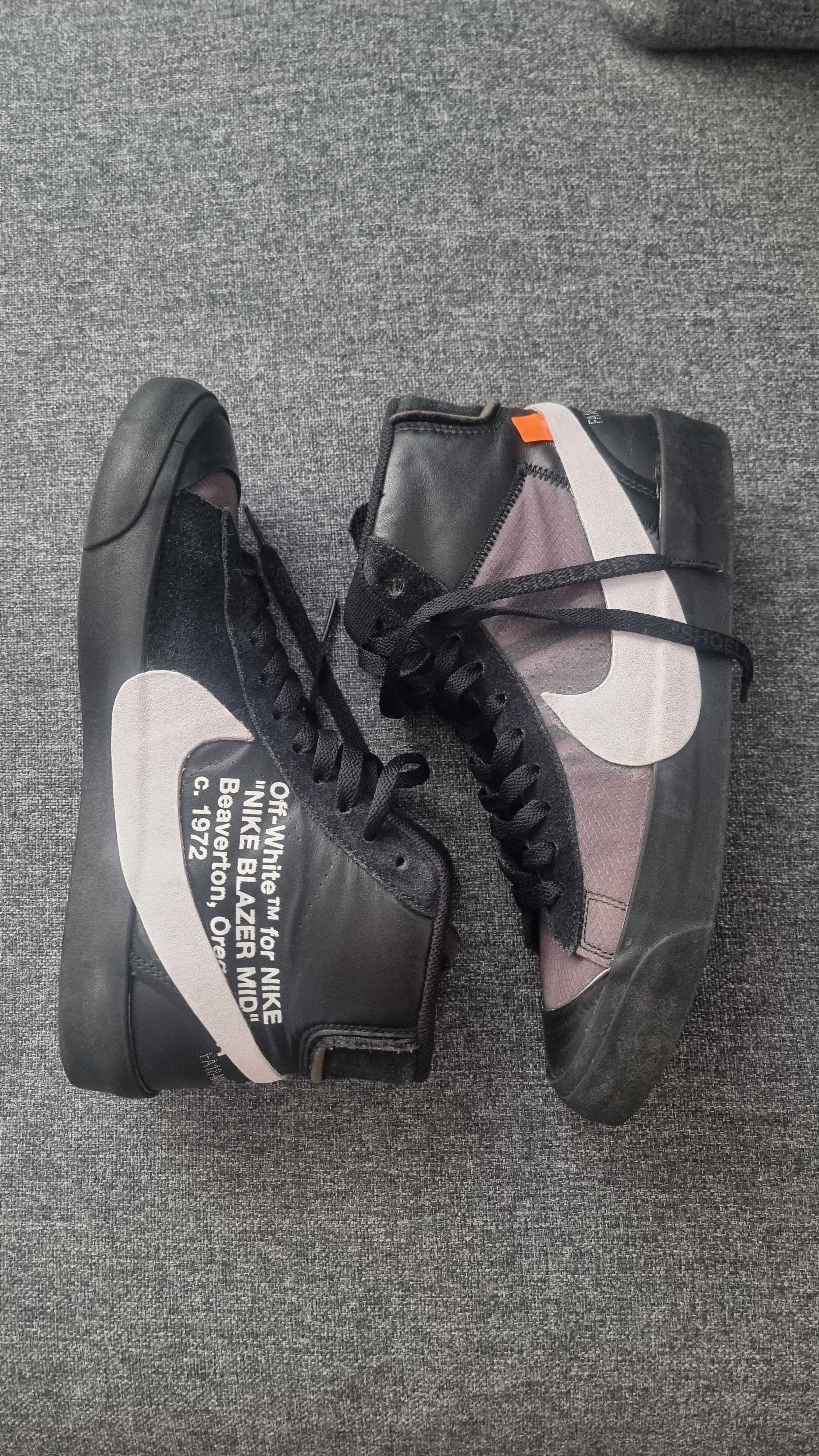 image of Nike Off White Blazer Grim Reaper Shoes, Men's (Size 8)