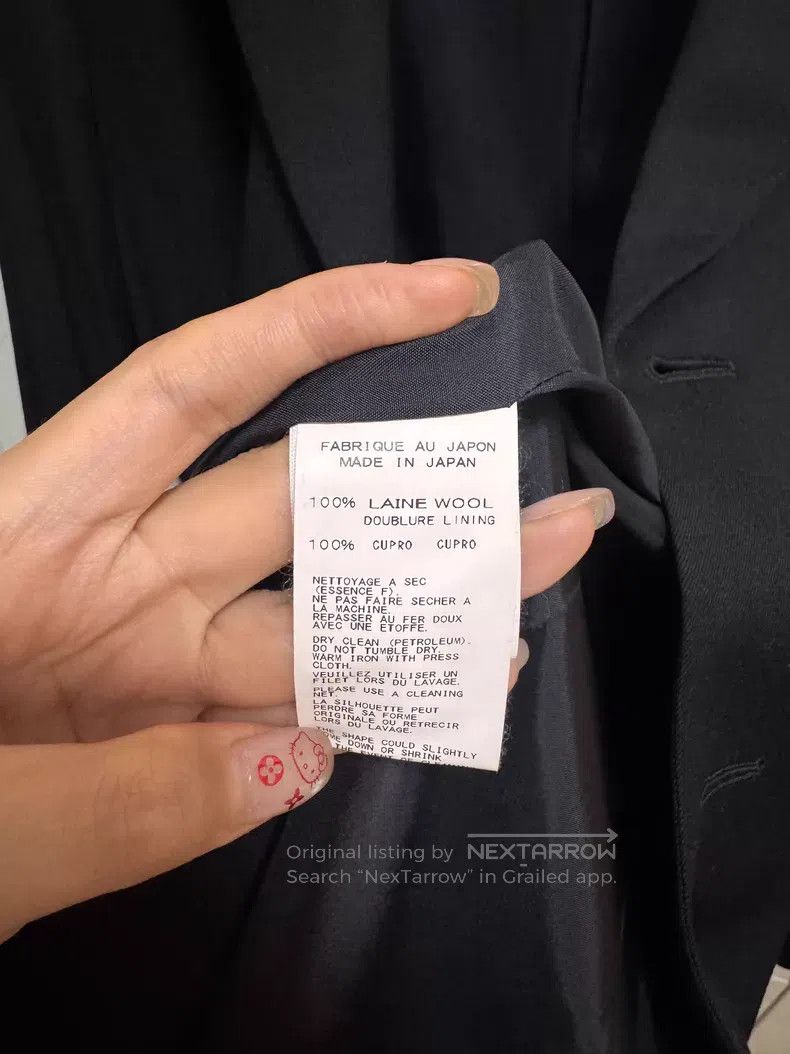 Yohji Yamamoto Yohji Yamamoto Black Asymmetric jacket Size US S / EU 44-46 / 1 - 3 Thumbnail