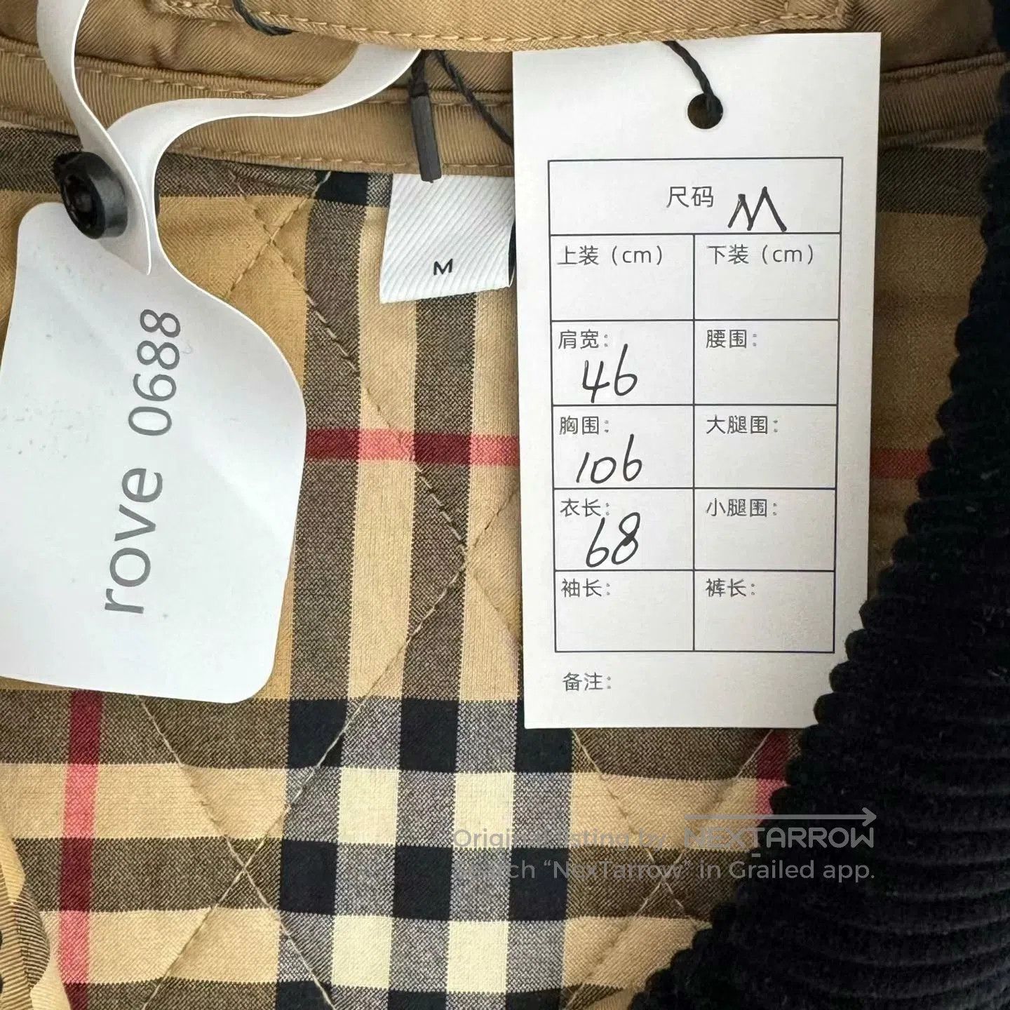 Burberry burberry quilted cotton jacket size m. Size US M / EU 48-50 / 2 - 2 Thumbnail