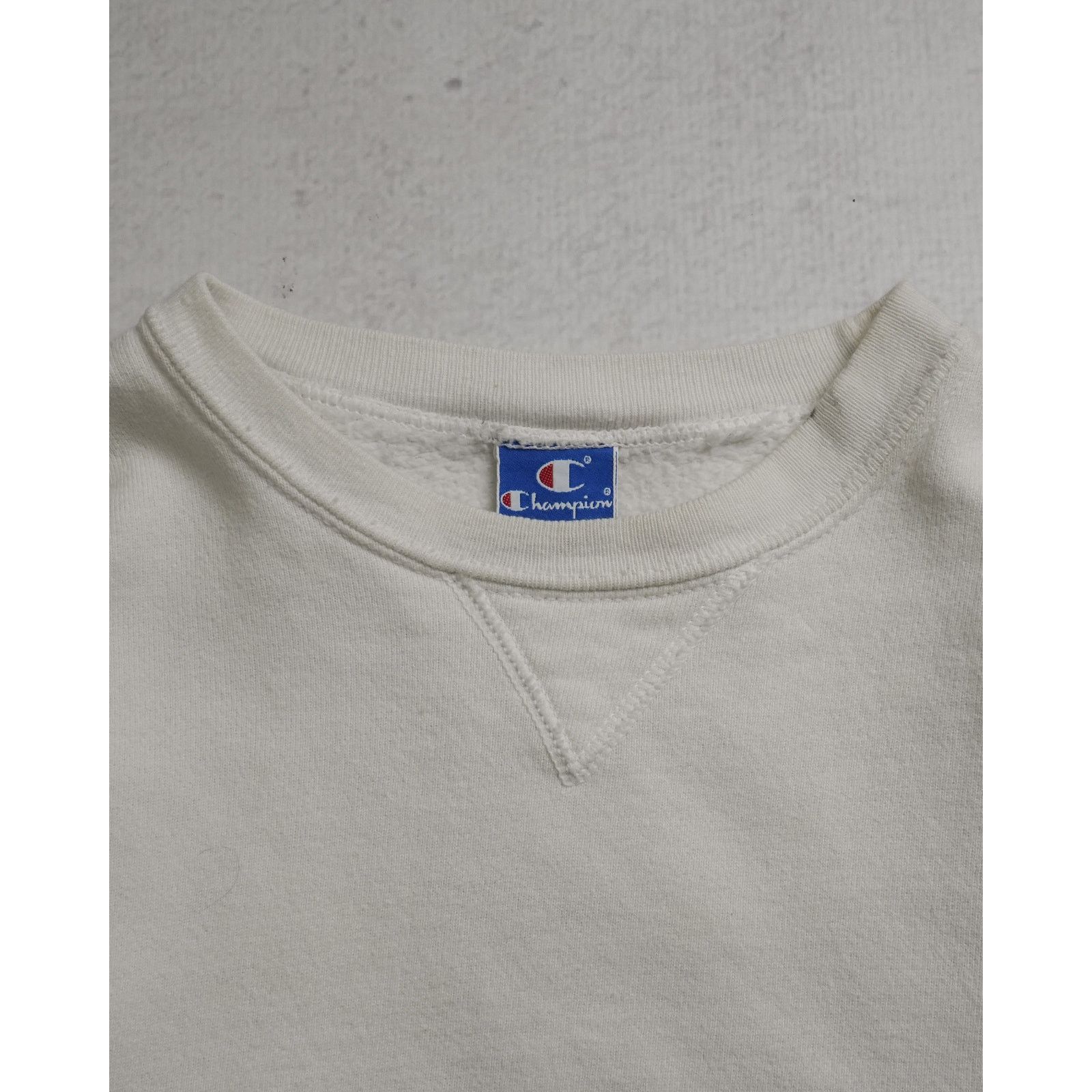Champion Vintage 90s Champion White Sweatshirt - Women's Medium Size M / US 6-8 / IT 42-44 - 3 Thumbnail