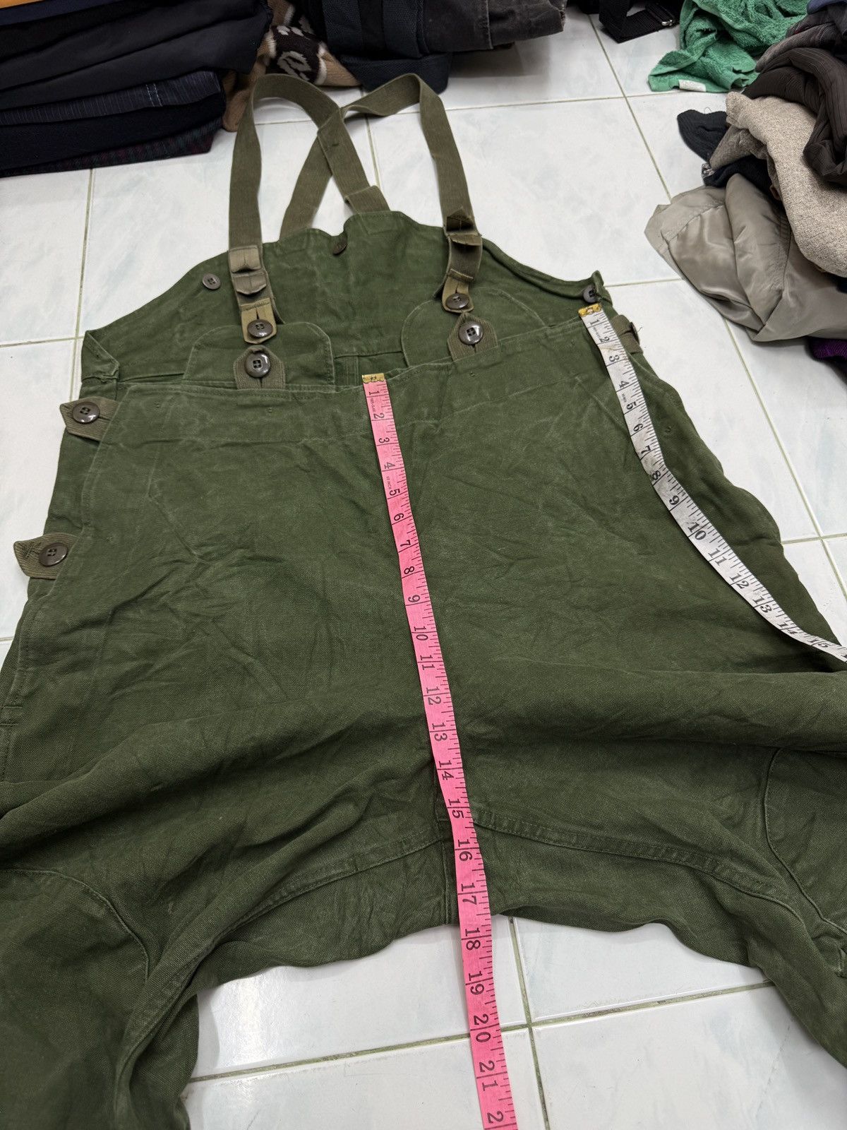 Vintage 🔥🔥🔥ARCHIVE VINTAGE SWEDISH ARMY C48 OVERALL Size US 38 / EU 54 - 16 Thumbnail