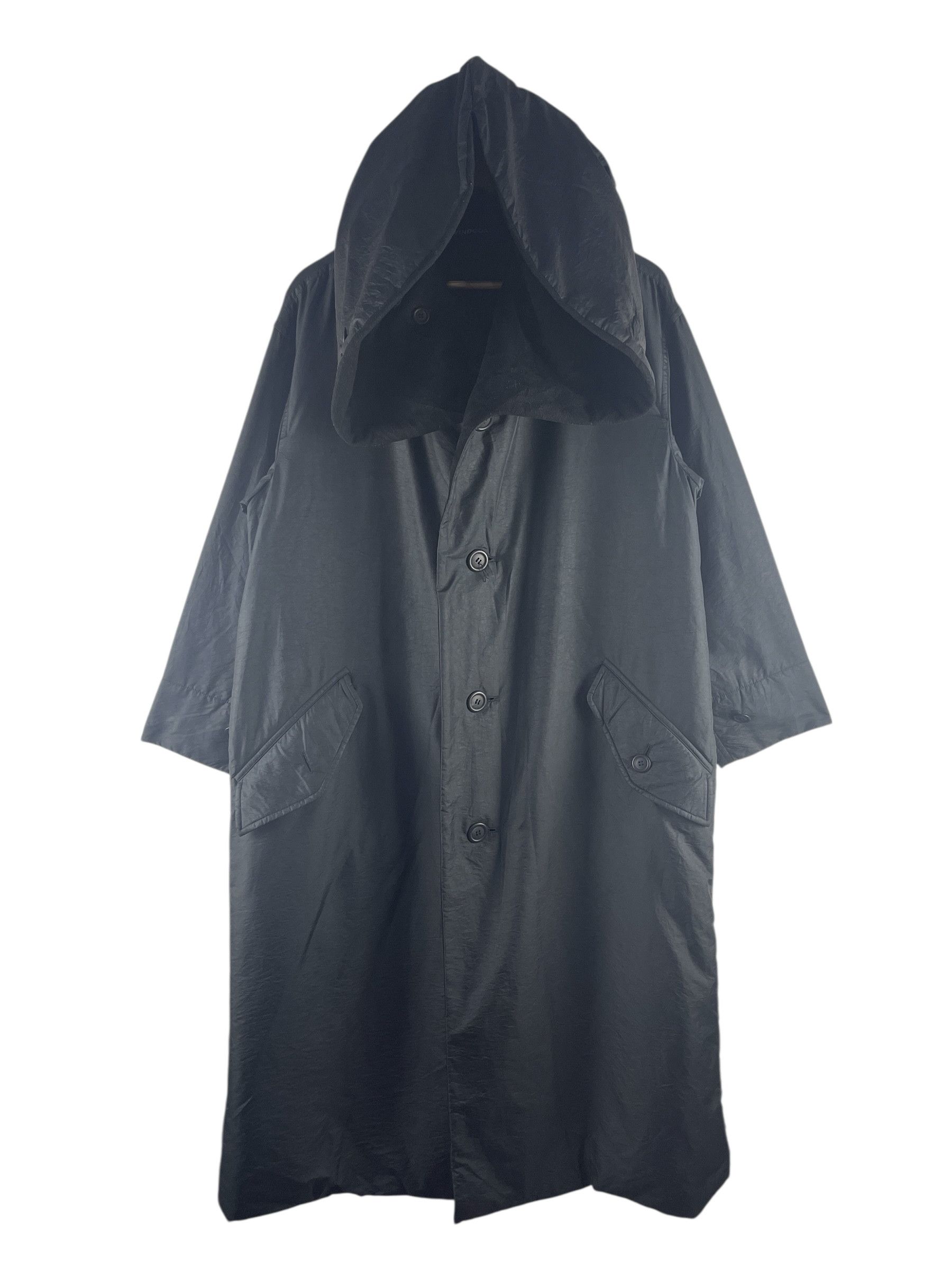 Issey Miyake Vintage Issey Miyake Windcoat Long Coat Hooded Jacket Size M / US 6-8 / IT 42-44 - 1 Thumbnail