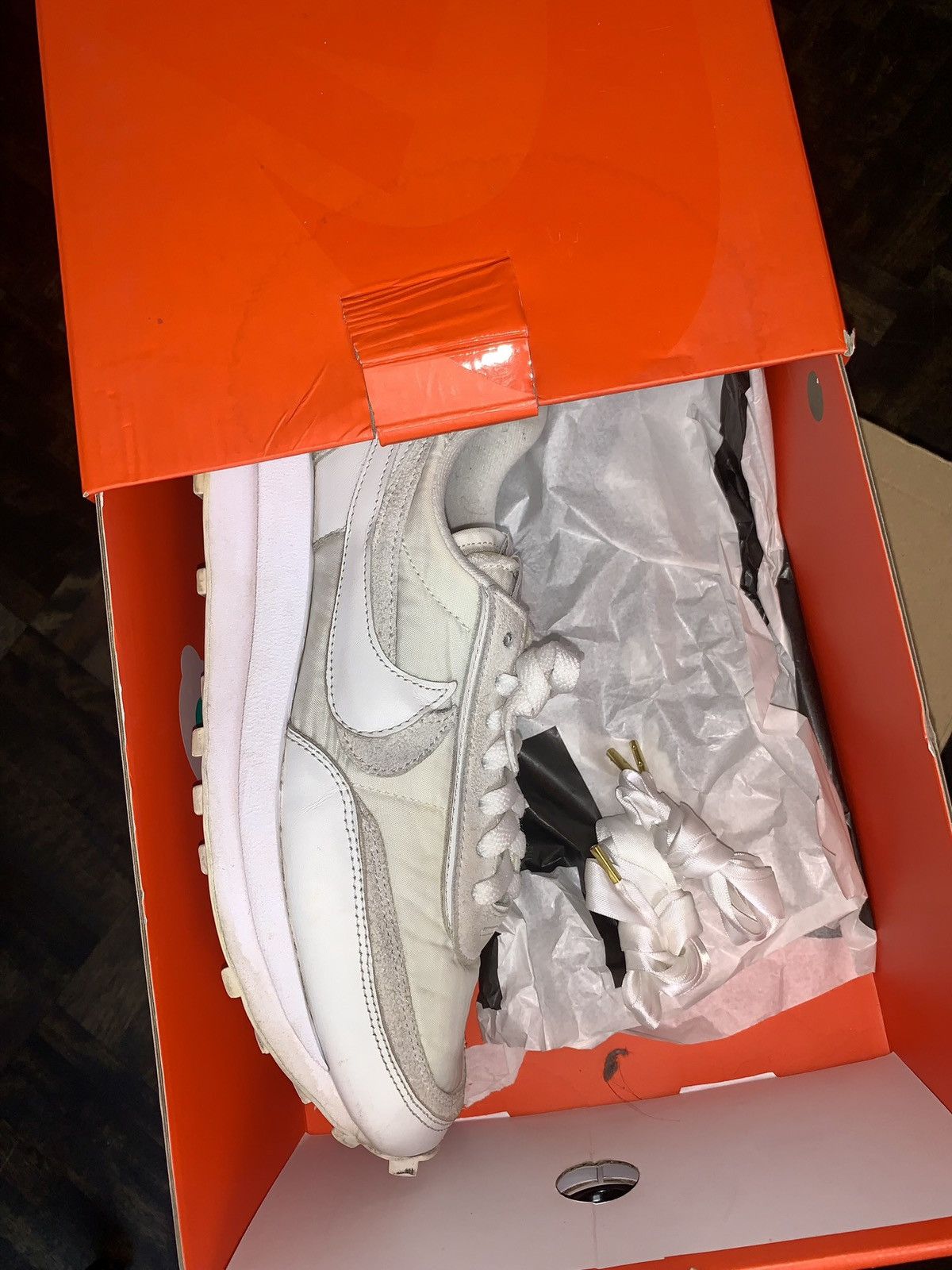 Nike × Sacai Nike LD Waffle Sacai White Nylon Size 8,5 Size US 8.5 / EU 41-42 - 8 Thumbnail