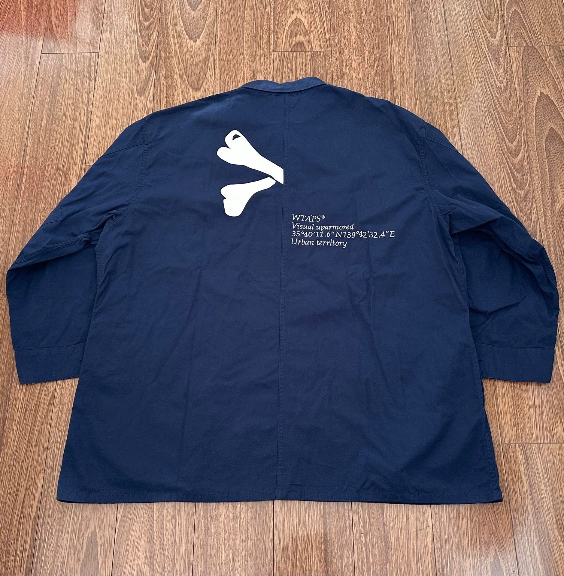 Wtaps WTAPS GUARDIAN 01/02 Jacket Cotton 18AW GIP Bone 3 Size US L / EU 52-54 / 3 - 2 Thumbnail