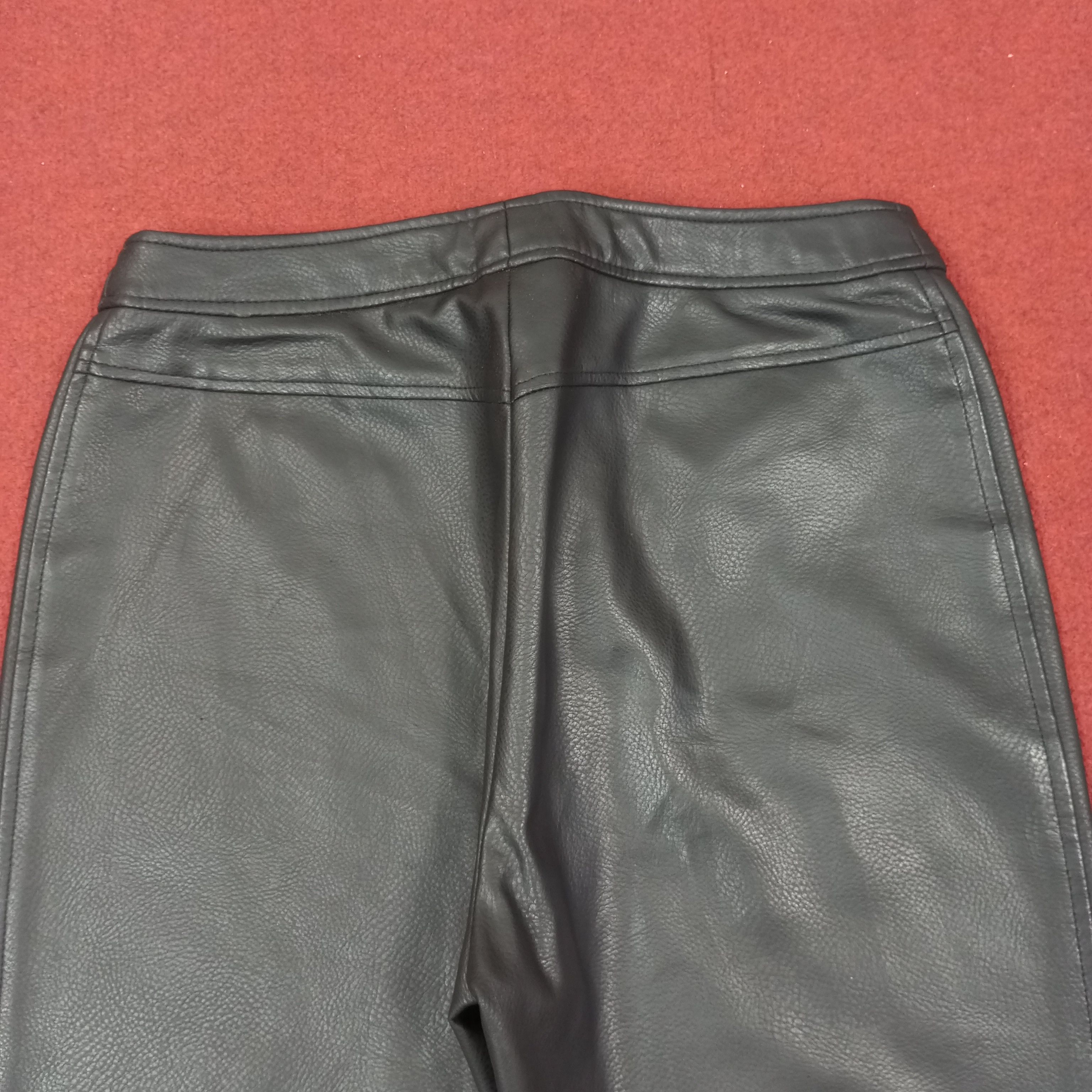 Marella Marella Tricot Fashion Style Leather Pants Size 28" / US 6 / IT 42 - 4 Thumbnail
