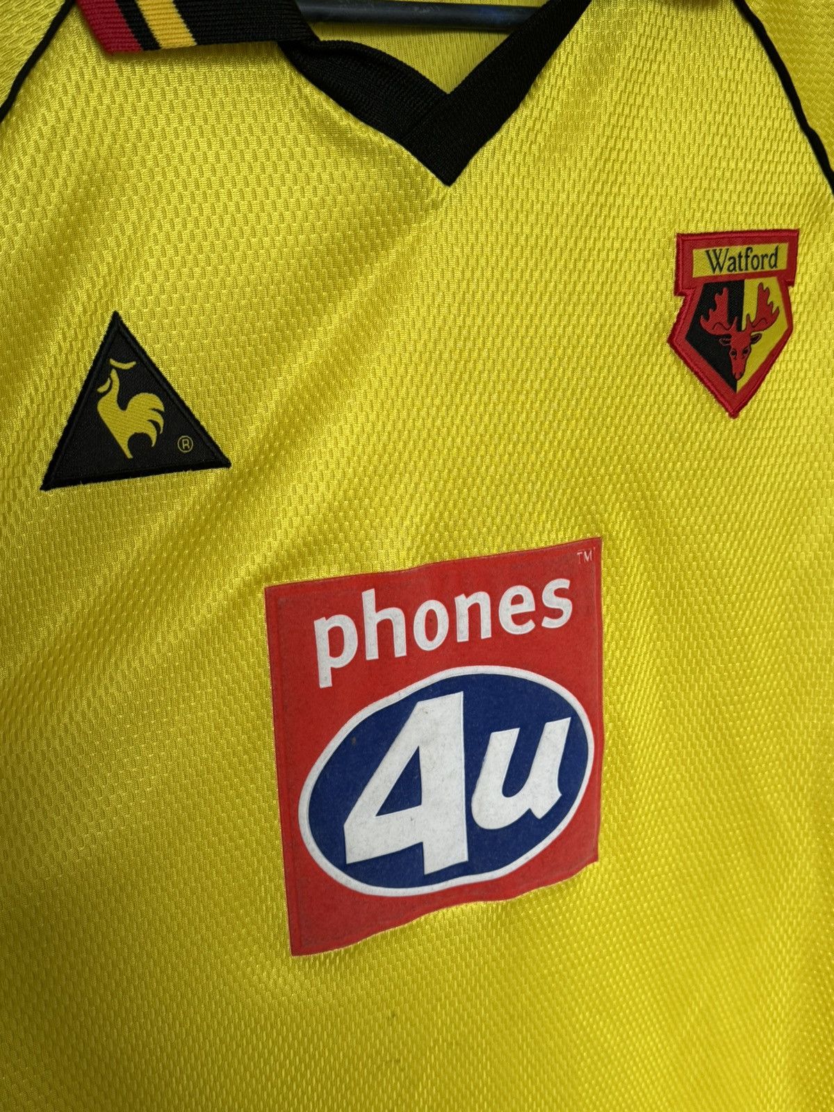 Le Coq Sportif Watford 99/01 Home Football Jersey Size US M / EU 48-50 / 2 - 3 Thumbnail