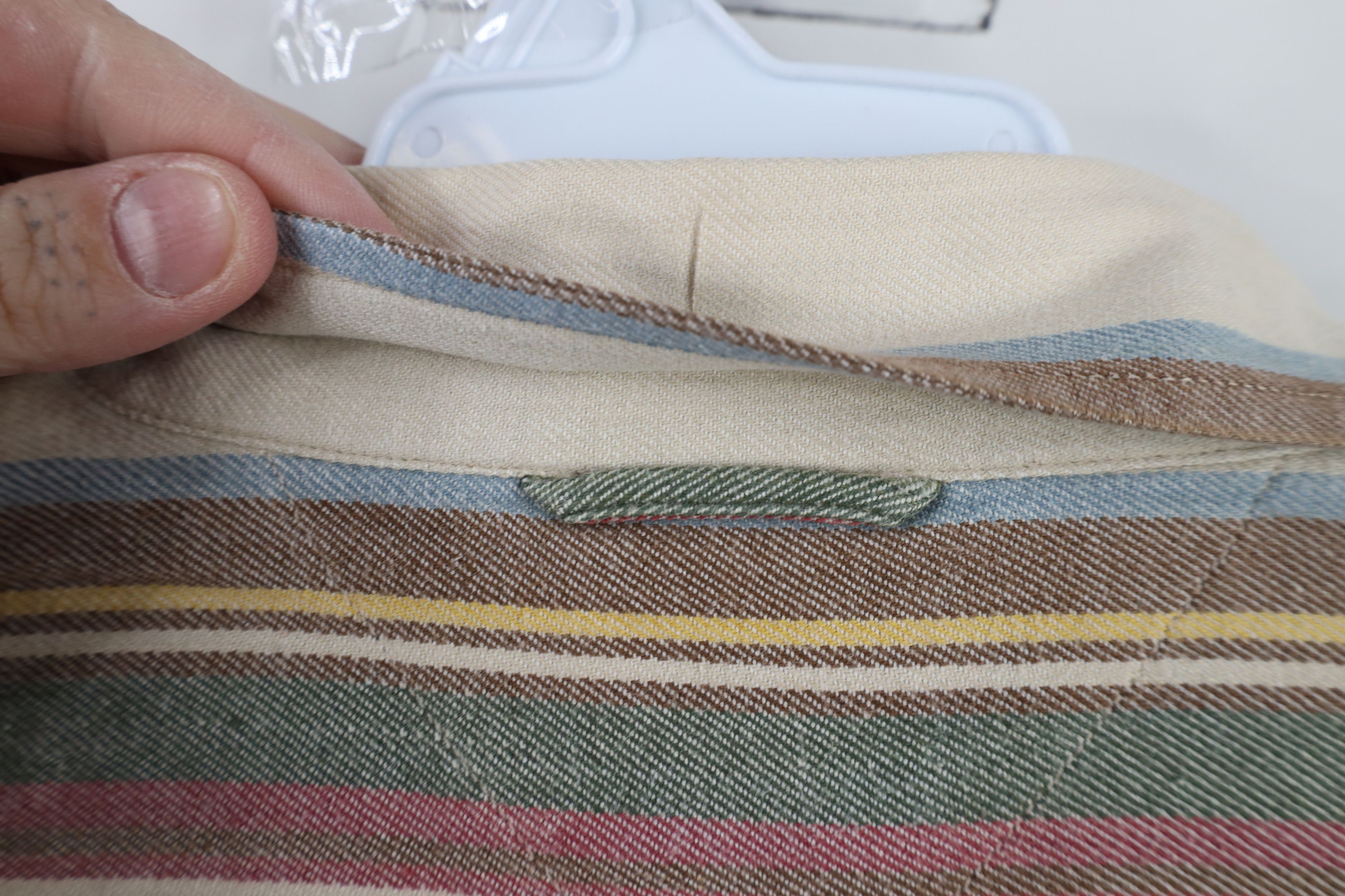 Tommy Hilfiger × Vintage Vintage 90s Tommy Hilfiger Striped Flannel Button Down Shirt Size US L / EU 52-54 / 3 - 9 Thumbnail