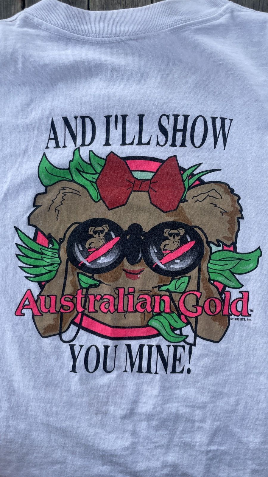 Vintage Vintage 90s Australian Gold Graphic Tee Size US L / EU 52-54 / 3 - 6 Thumbnail