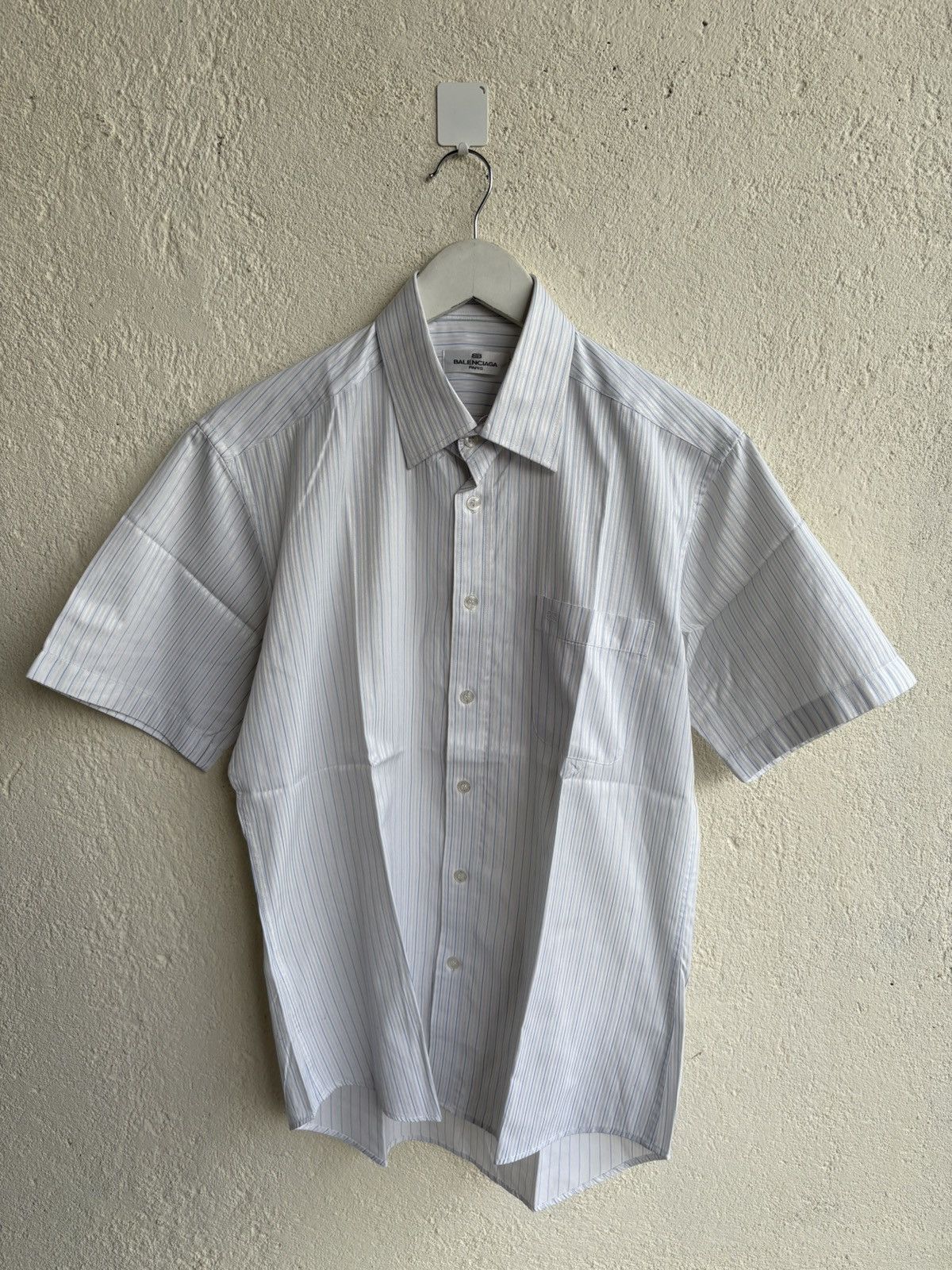 Balenciaga 2000s Balenciaga Paris Stripe shirt Size US M / EU 48-50 / 2 - 1 Thumbnail