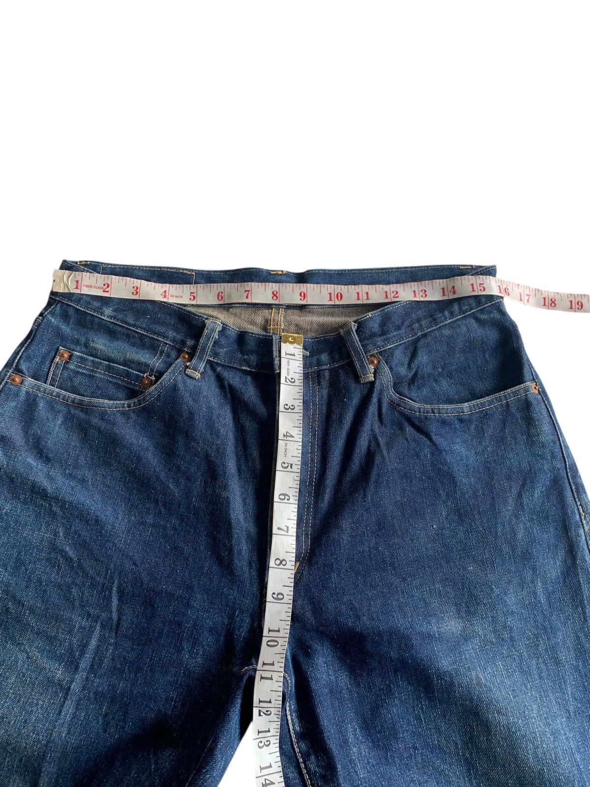 Kapital VINTAGE HOLLYWOOD RANCH MARKET SELVEDGE DISTRESSED DENIM Size US 32 / EU 48 - 20 Thumbnail