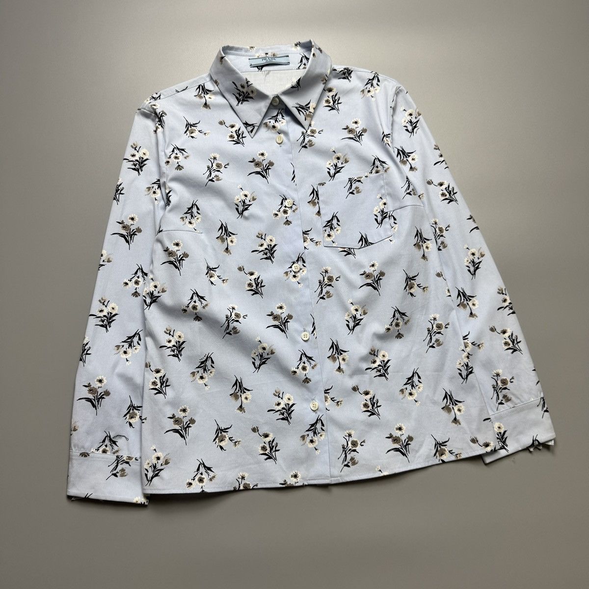 Prada Prada - Fall winter Floral Longsleeve Size S / US 4 / IT 40 - 6 Thumbnail