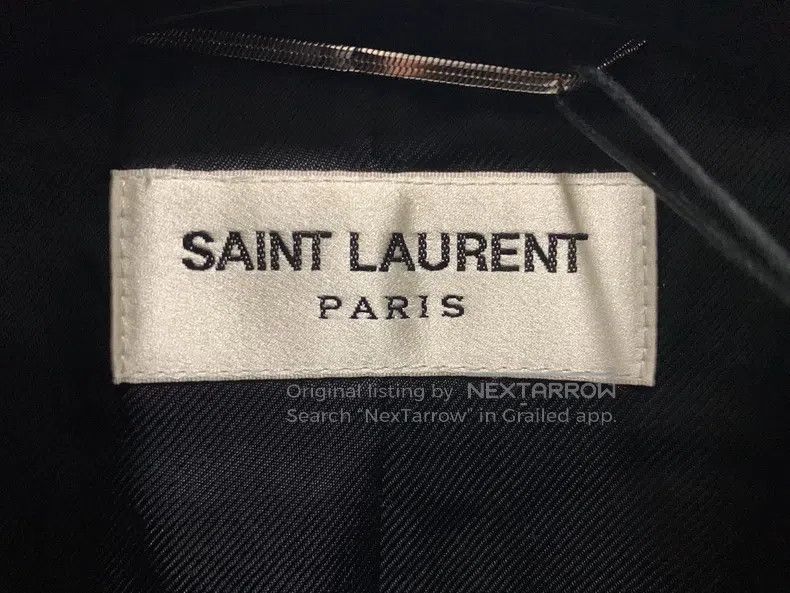 Saint Laurent Paris Saint Laurent Paris First-year deep blue wool and leather Size US M / EU 48-50 / 2 - 3 Thumbnail