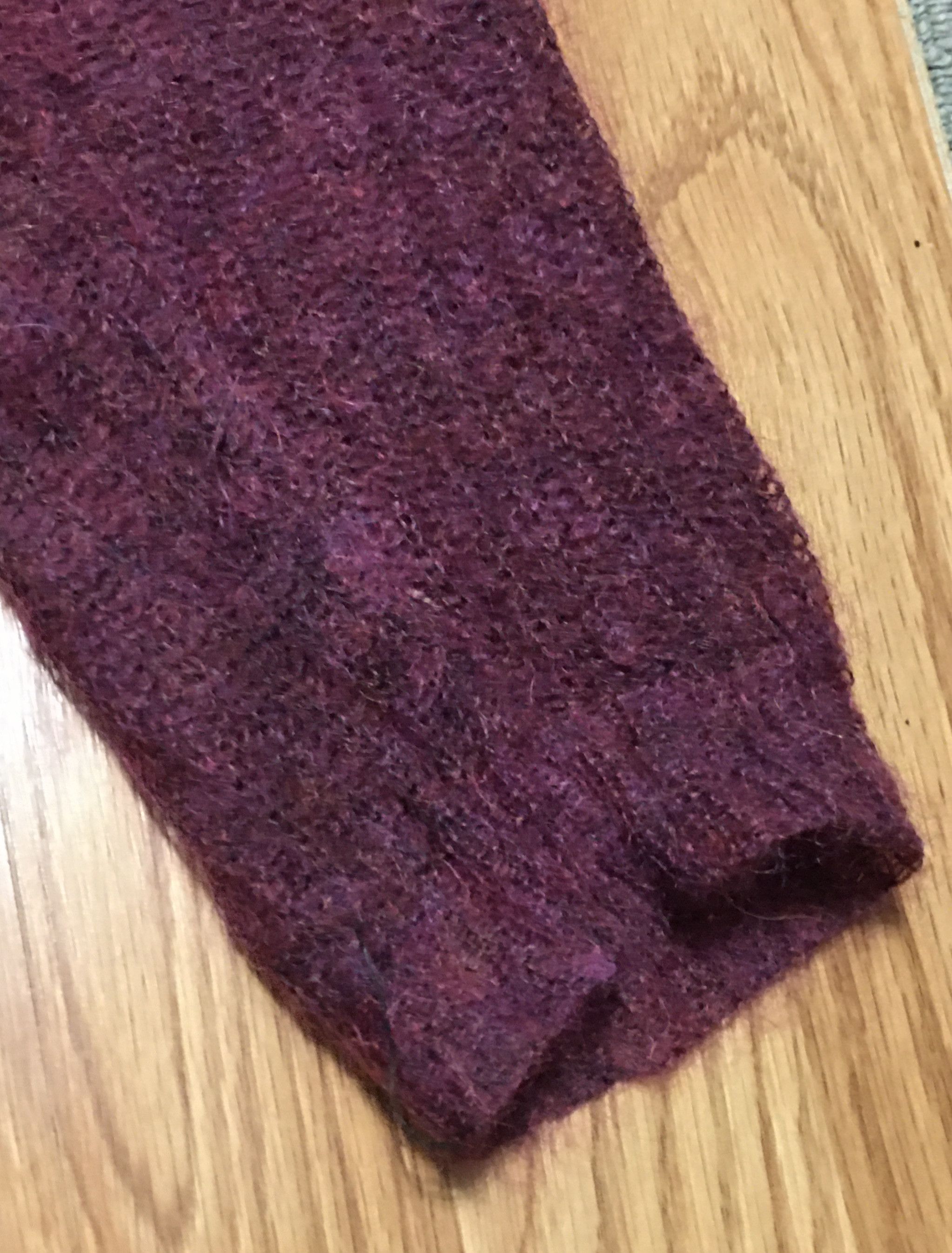 Other BRORA Superkid Mohair Knit Sweater Burgundy Size UK10 Size M / US 6-8 / IT 42-44 - 7 Thumbnail