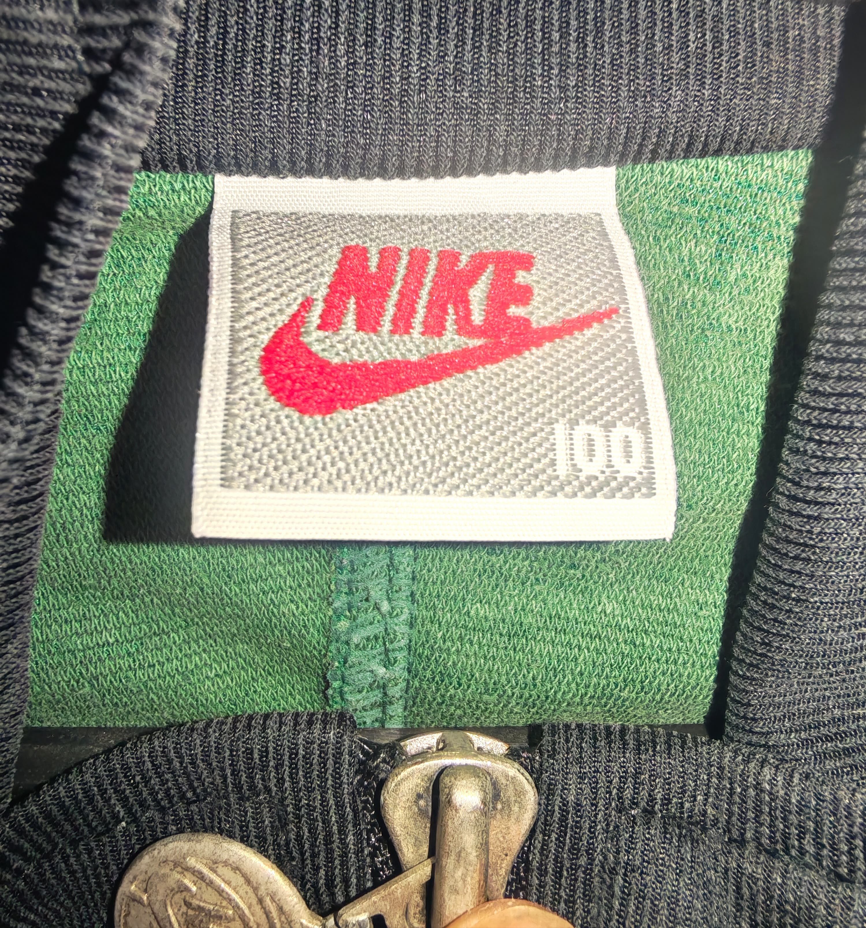 Nike Vintage Nike Grey Tag Track Jacket Big Logo L Size US L / EU 52-54 / 3 - 6 Thumbnail