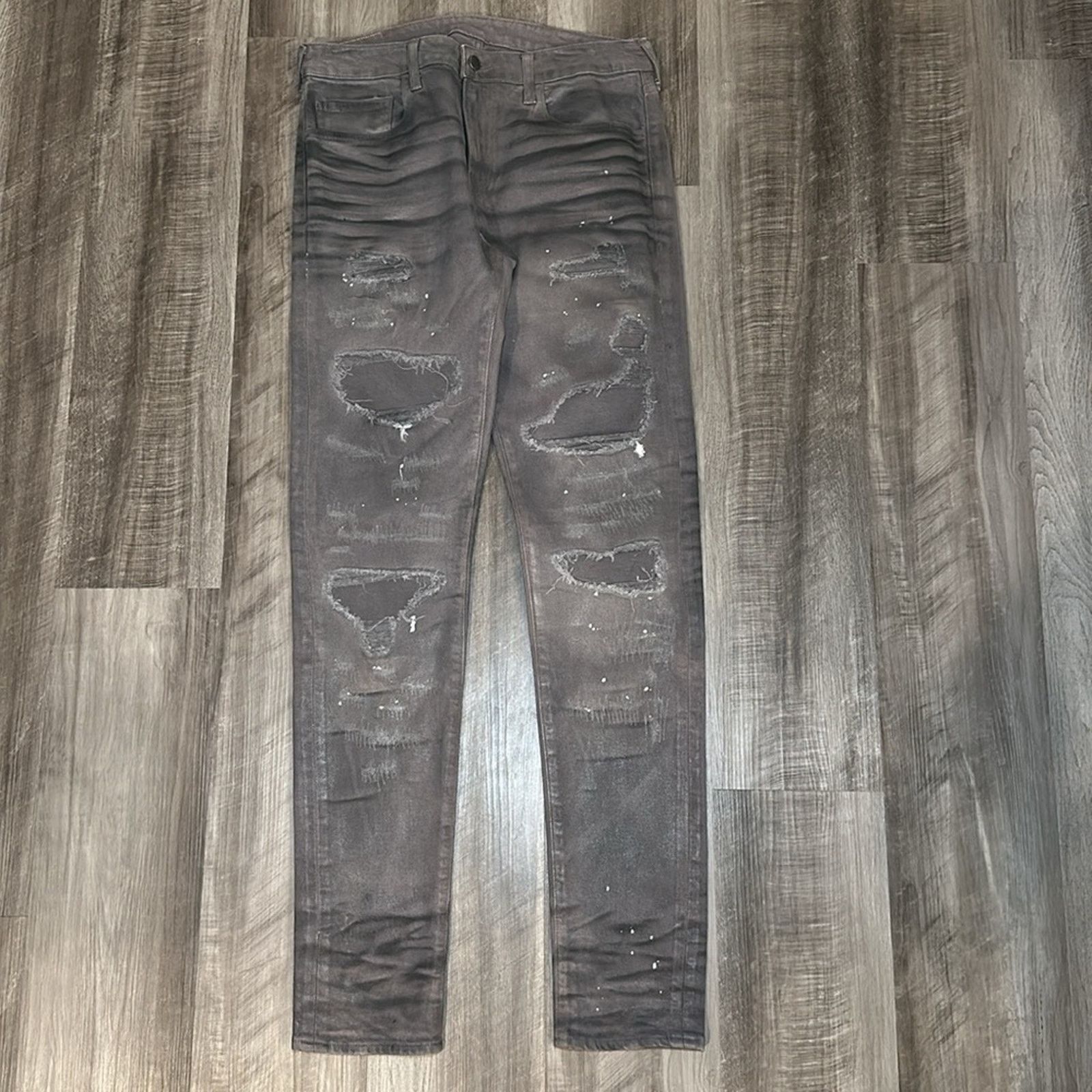 Prps PRPS Windsor Coated Skinny Jeans (NWOT) - 33 Size US 33 - 2 Thumbnail