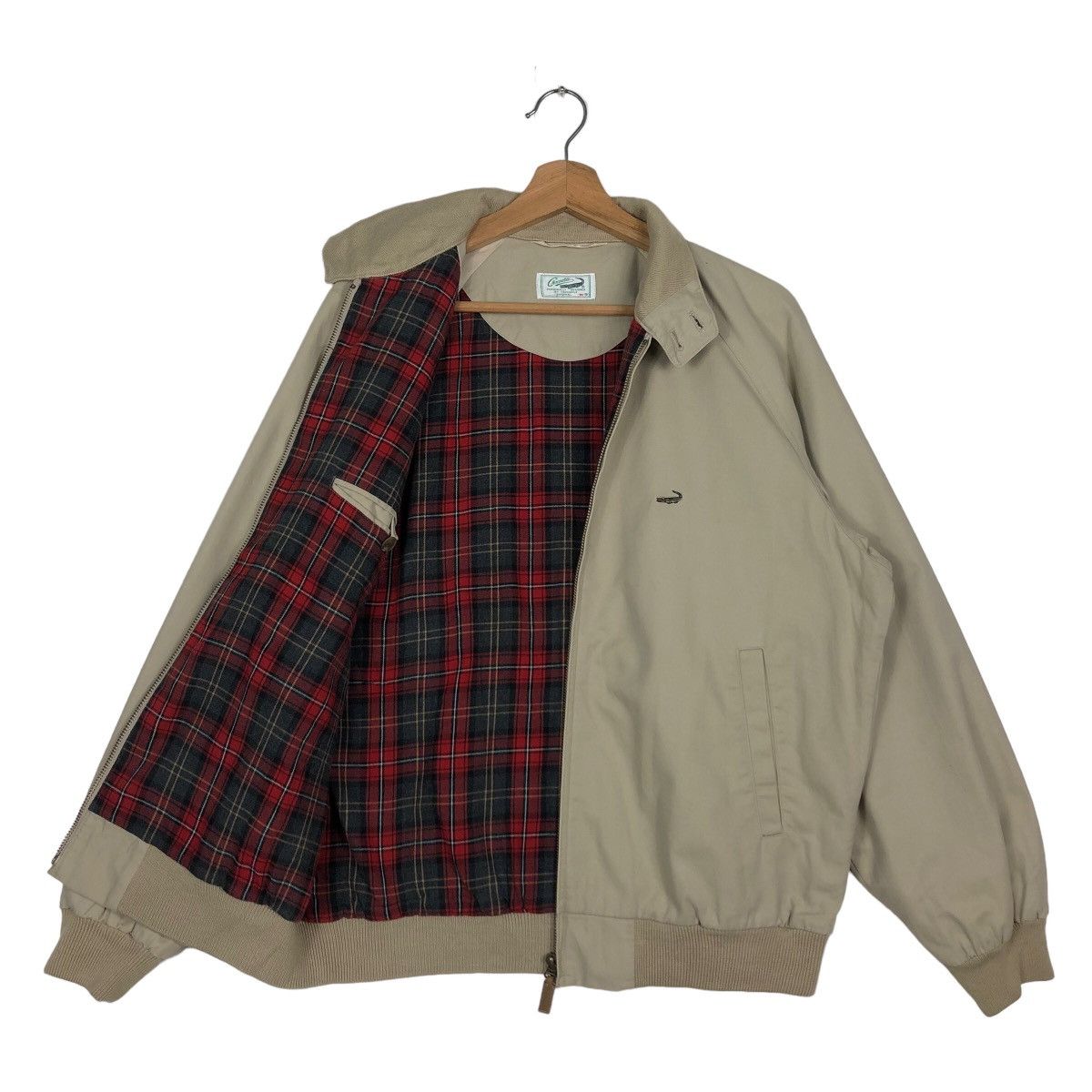 Japanese Brand 🔥90’s Vintage Bomber Jacket Tartan Lining Crocodile Japan Size US M / EU 48-50 / 2 - 9 Thumbnail