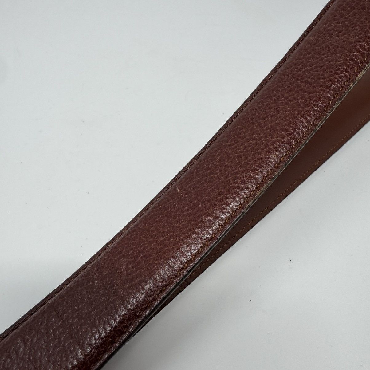 Coach Coach 5952 Sienna Brown Leather Brass Buckle Belt Men's 40 Size 40 - 5 Thumbnail