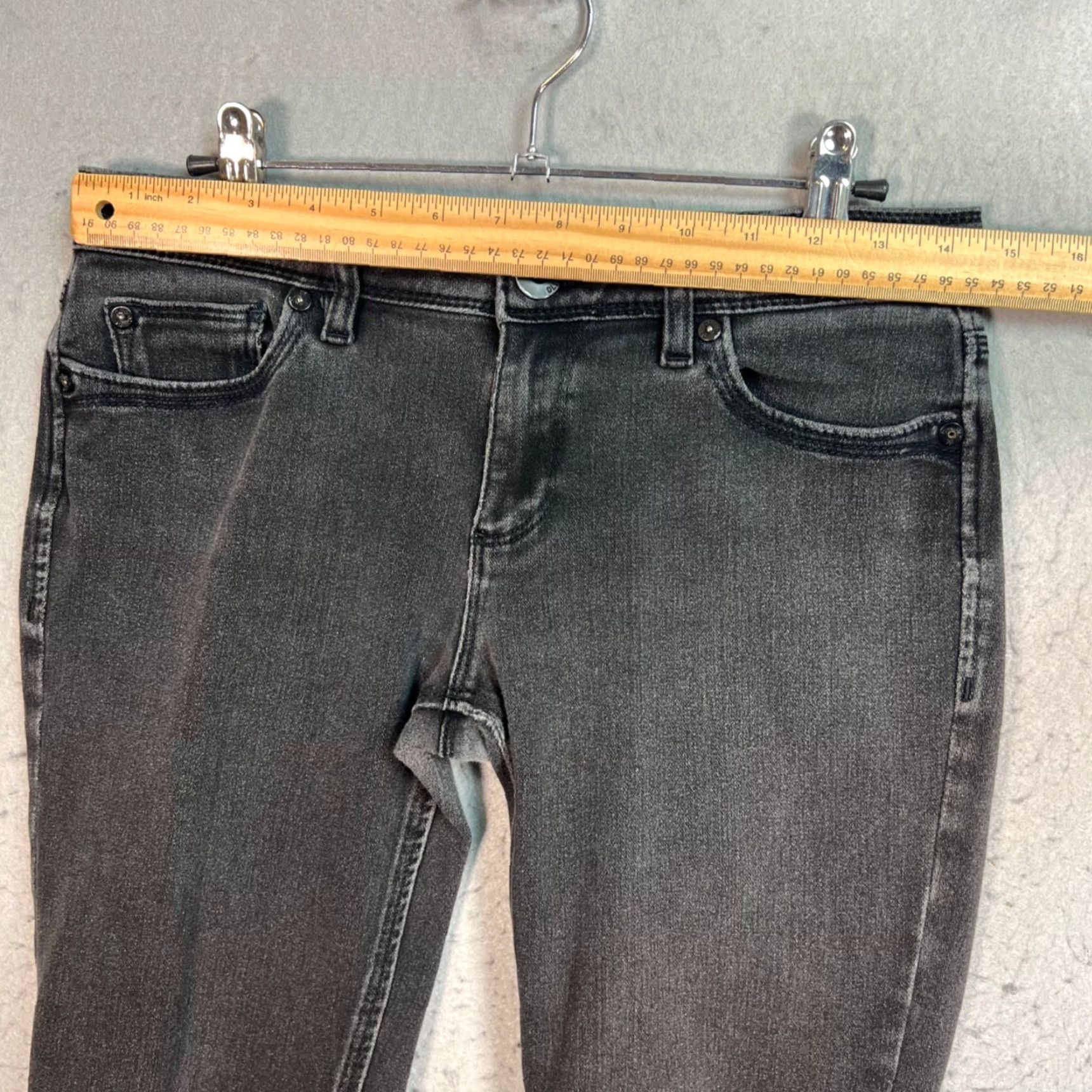 DL1961 DL1961 Black Skinny Jeans Womens Size 28 Cotton/Polyester Blend Stretch Denim Size 28" / US 6 / IT 42 - 5 Thumbnail
