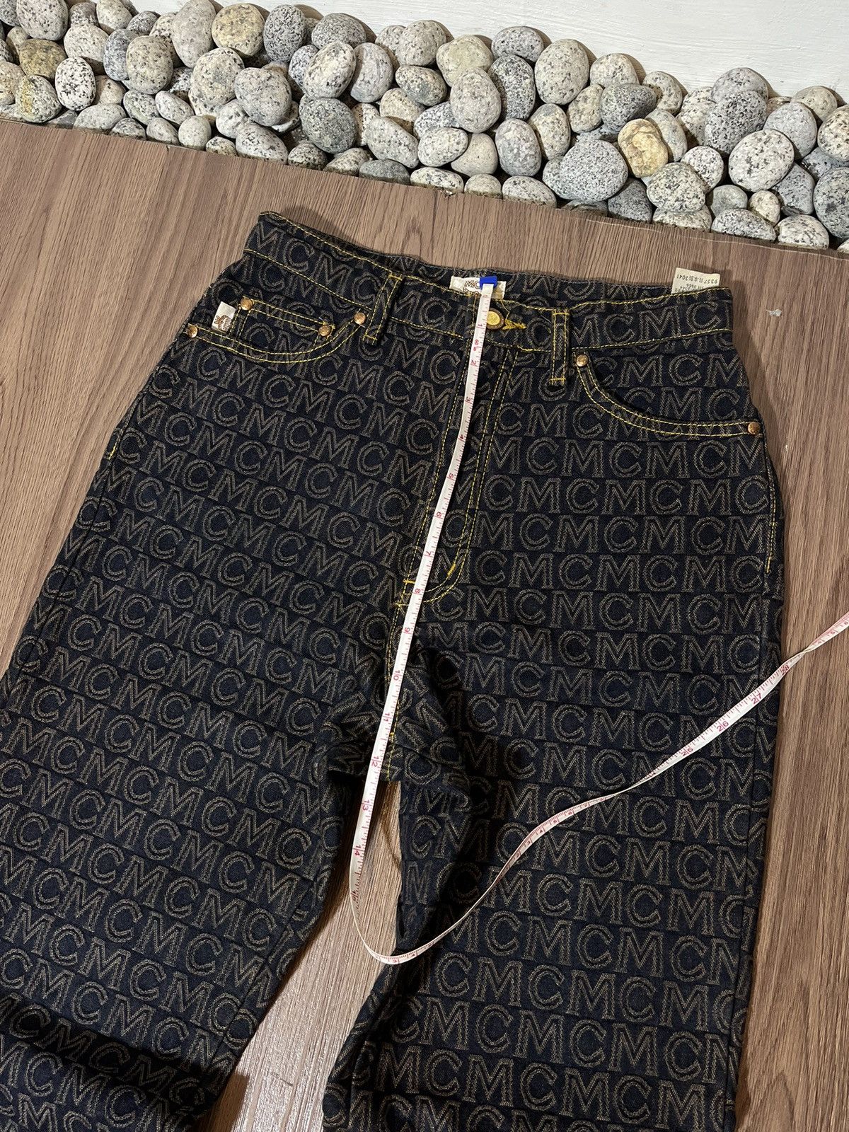 MCM MCM Legere Vintage Monogram Denim Size US 26 / EU 42 - 15 Thumbnail