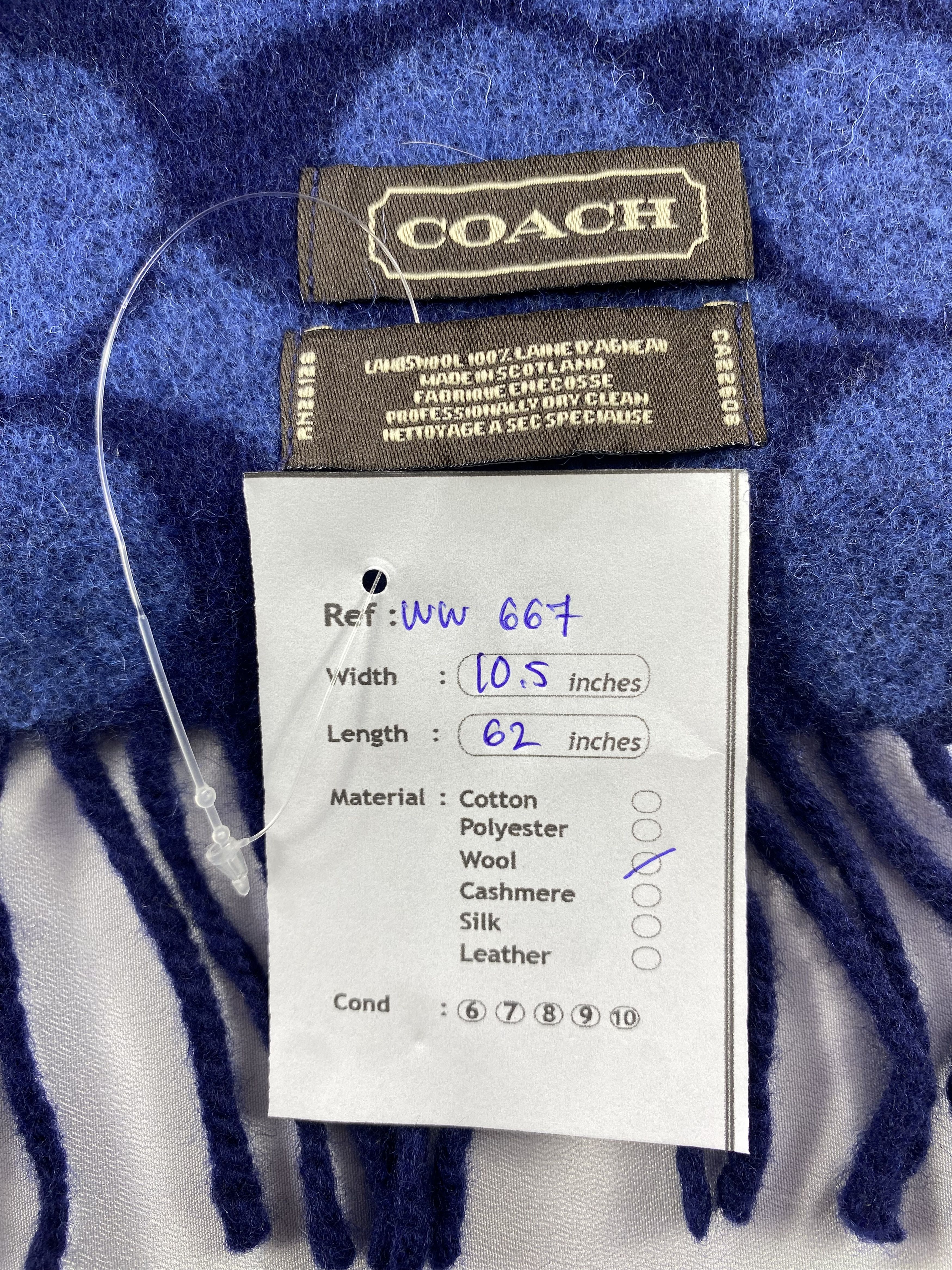 Coach Coach Scarf / Muffler / Neckwear - WW667 Size ONE SIZE - 5 Thumbnail