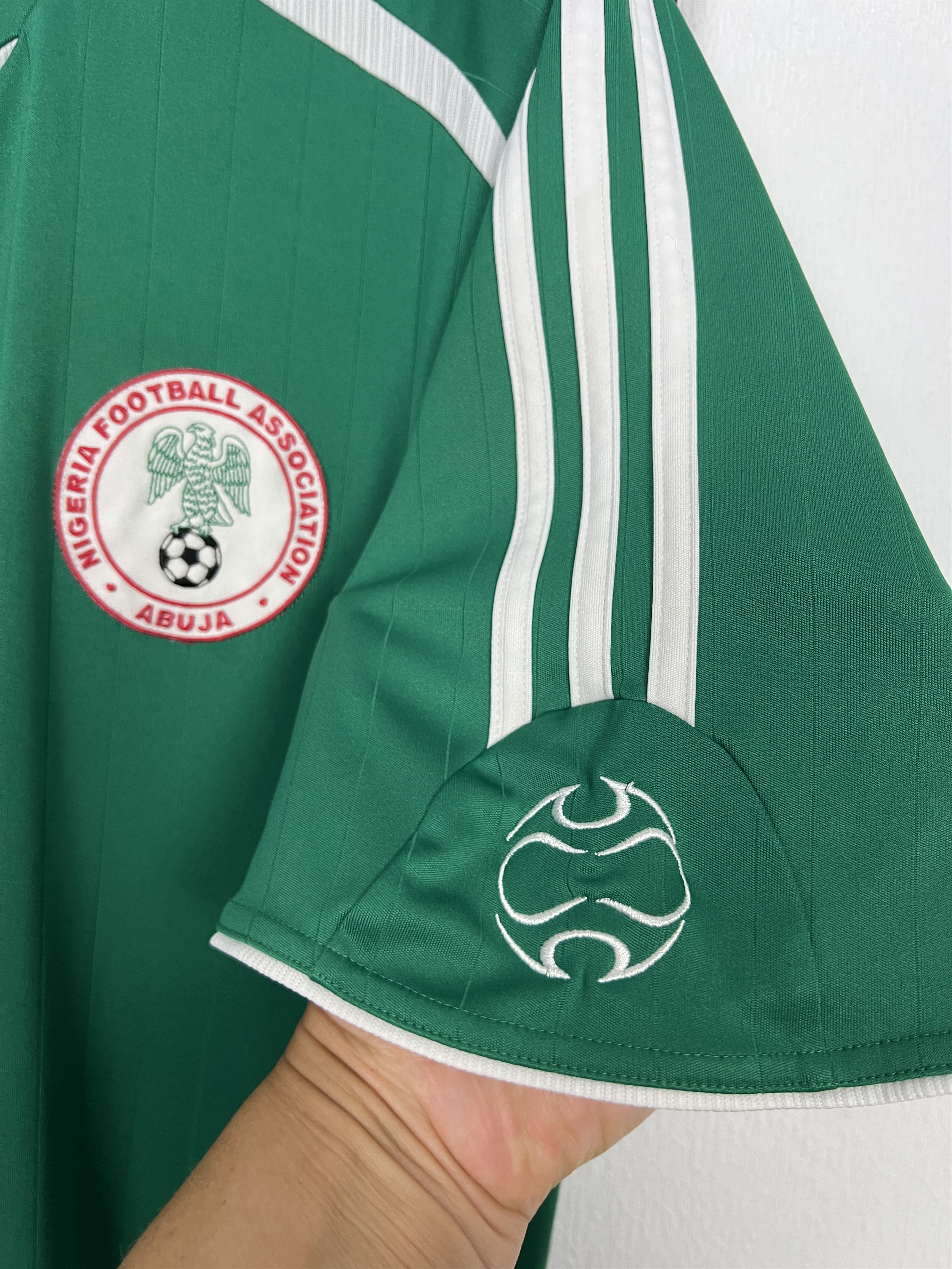 Adidas Nigeria Home football shirt 2005 Soccer Adidas Jersey Size US XXL / EU 58 / 5 - 4 Thumbnail