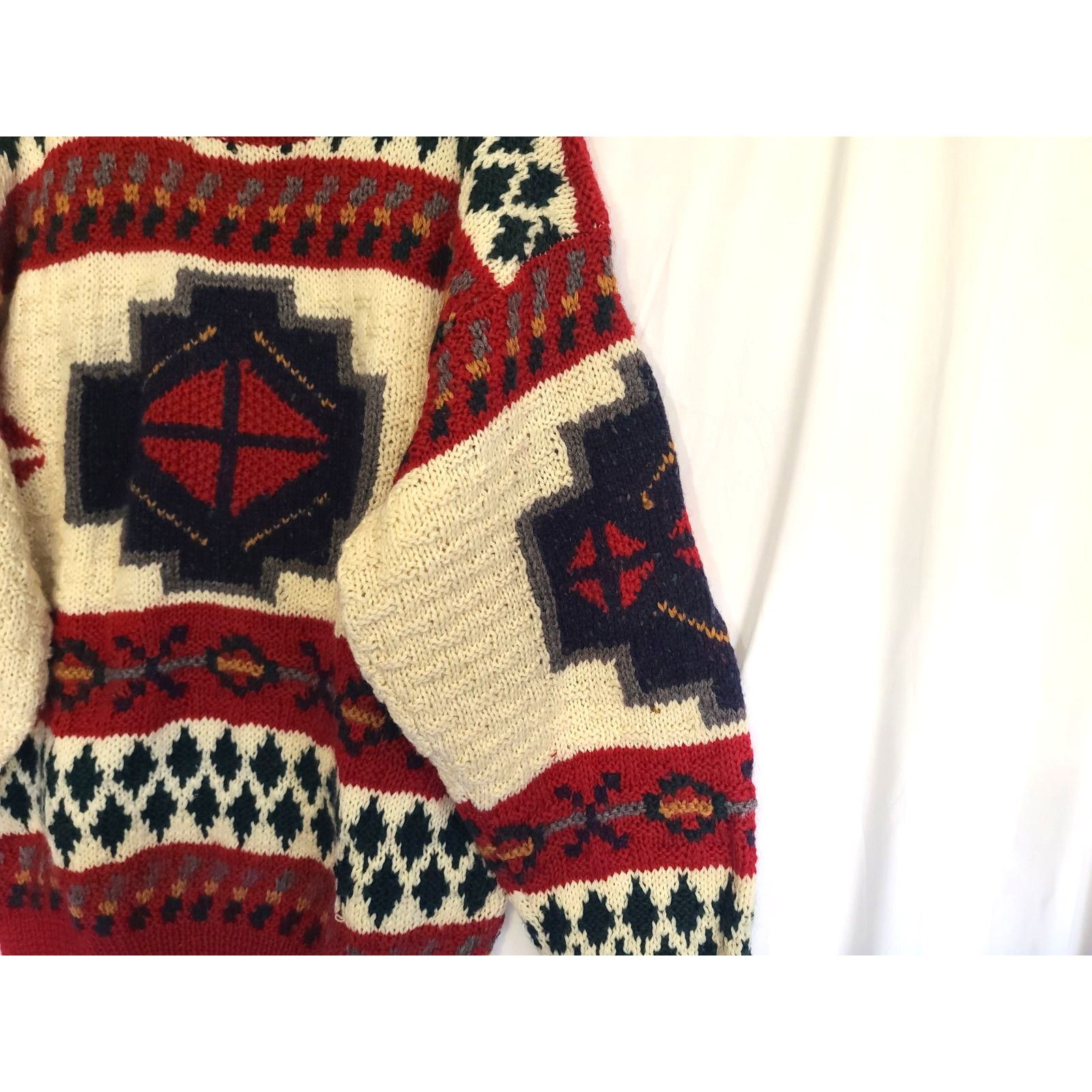 Boston Traders Vintage Boston Traders Mens Limited Edition Wool Sweater L Size US L / EU 52-54 / 3 - 3 Thumbnail