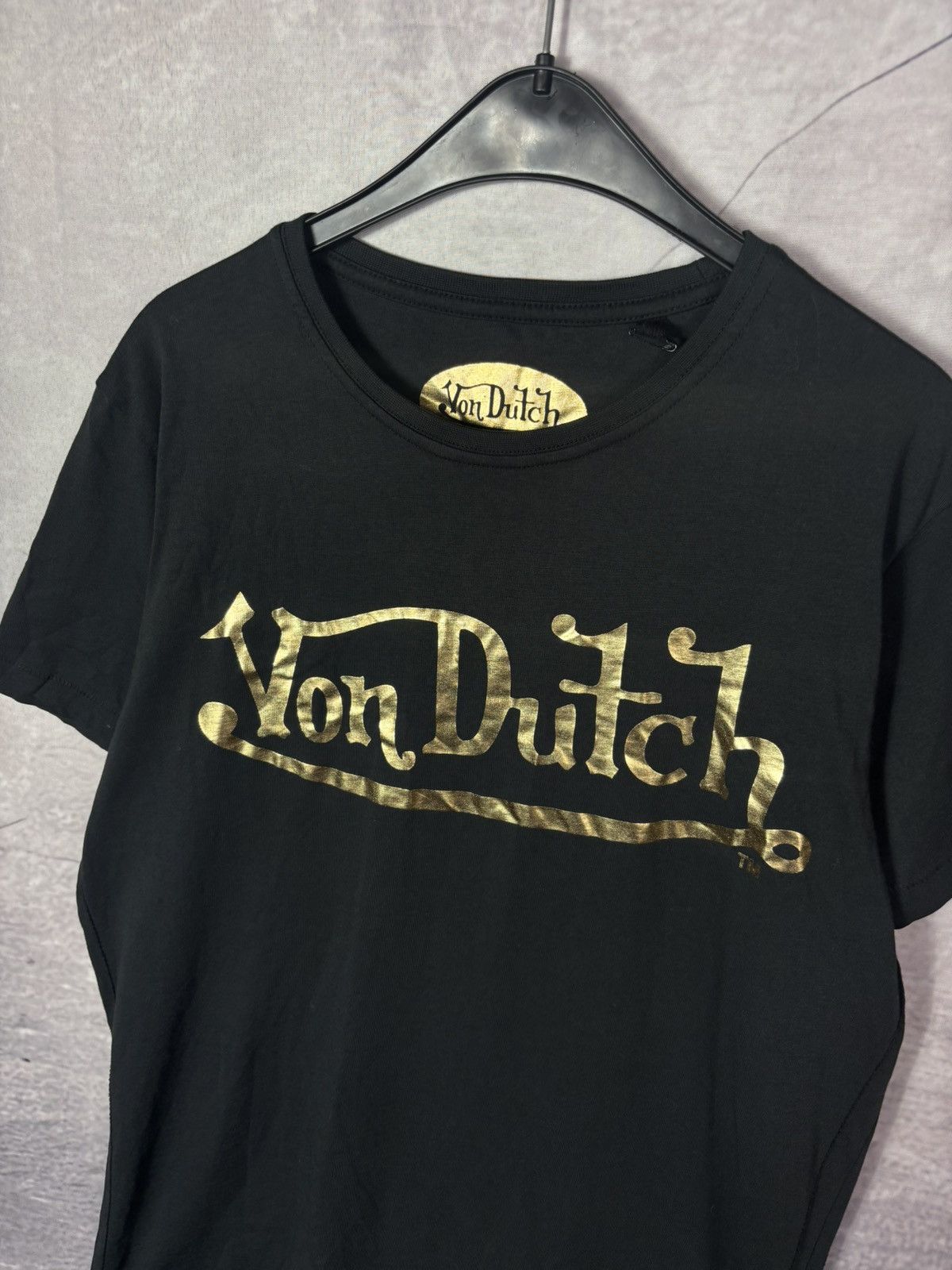 Von Dutch Von Dutch Golden Logo Tshirt Size US M / EU 48-50 / 2 - 4 Thumbnail