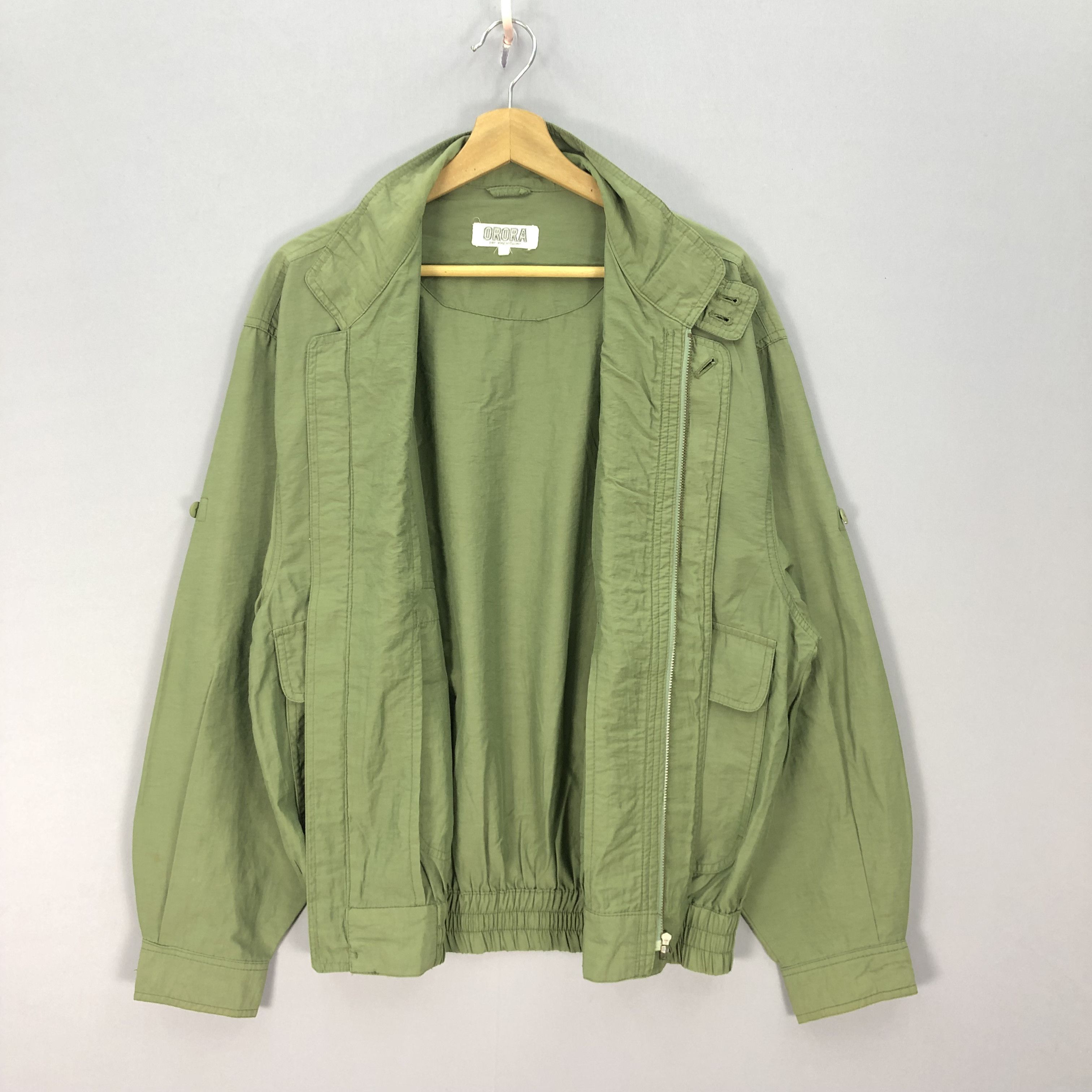 Japanese Brand Vintage 90s Orora Crown Windbreaker Zipper Japanese Jacket Size US XL / EU 56 / 4 - 5 Thumbnail