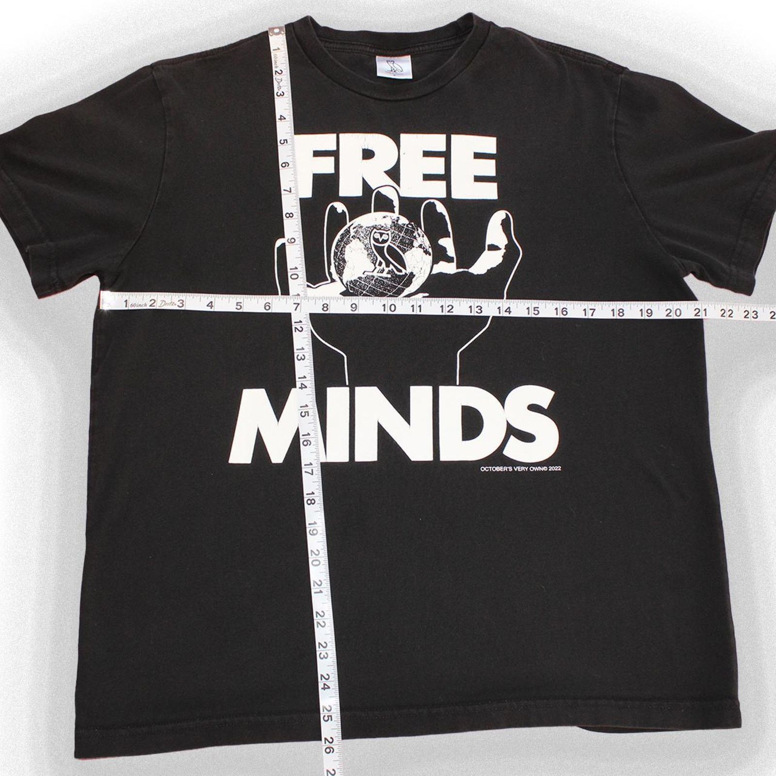 October's Very Own Black OVO Free Minds Graphic Tee Size US S / EU 44-46 / 1 - 2 Thumbnail
