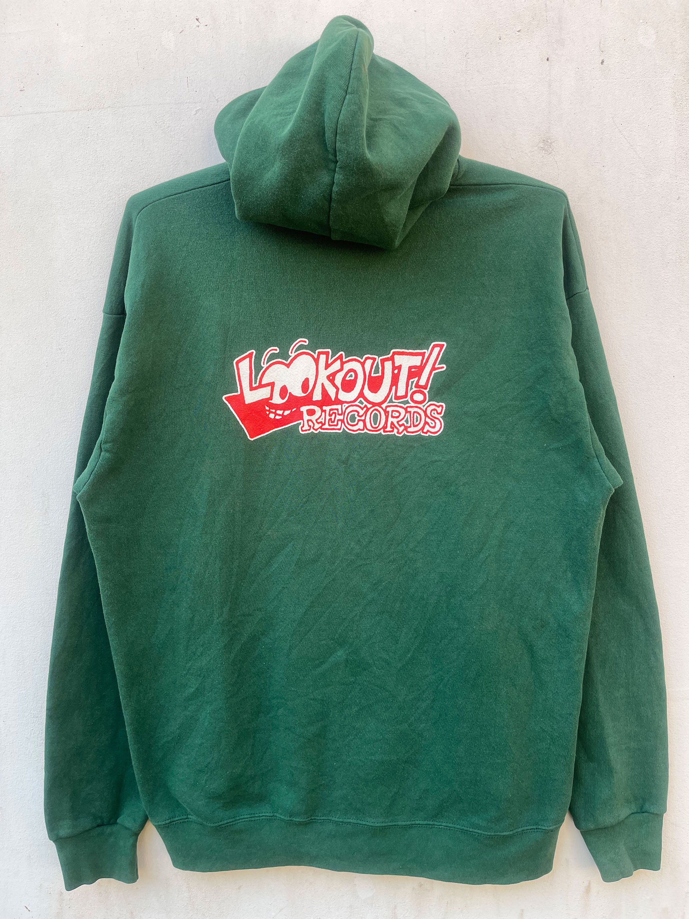 Band Tees Vintage Look Out Records Zipper Sweater Punk Harcore Size US L / EU 52-54 / 3 - 4 Thumbnail
