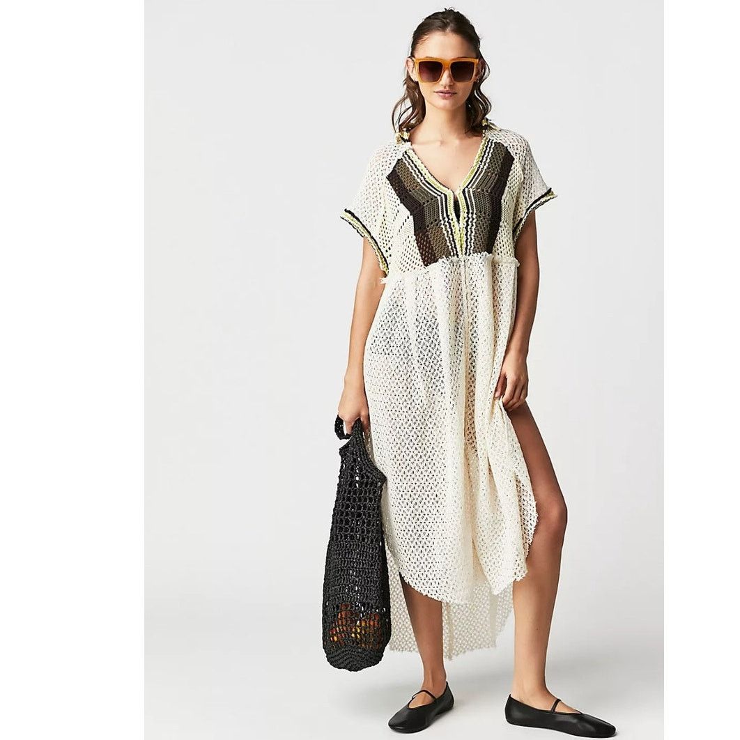 white christmas dresses Free People Back to Black Crochet Dress Size 4 main image 0