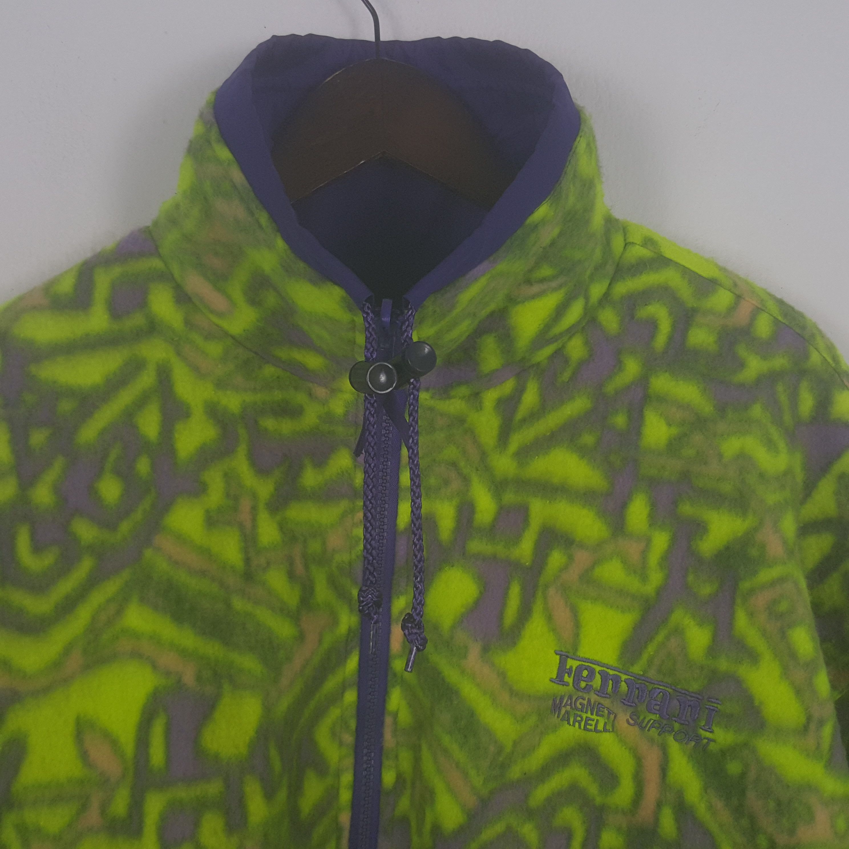 Ferrari × Vintage Vintage Ferrari Magneti Marelli Reversible Embroidery Jacket Size US L / EU 52-54 / 3 - 6 Thumbnail