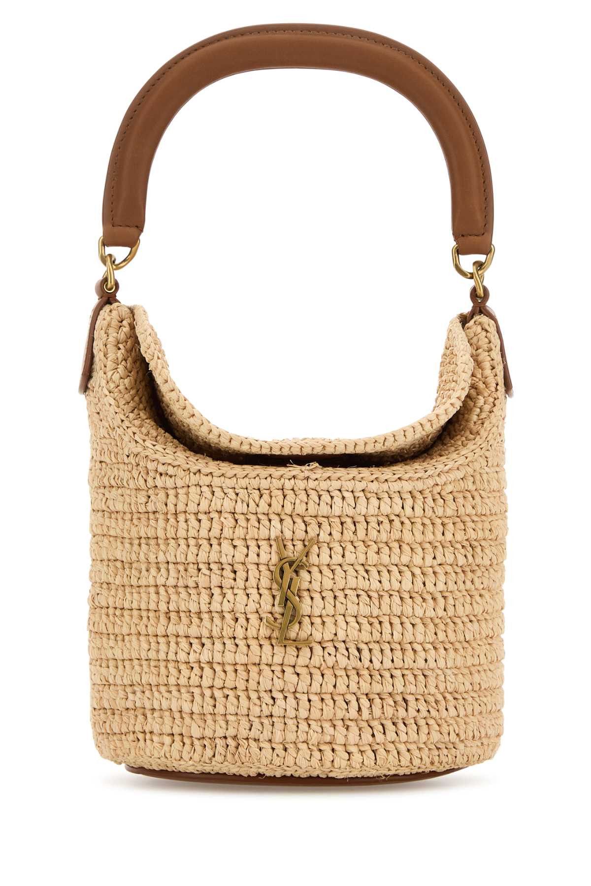 Saint Laurent Paris Raffia Gaby Bucket Bag Size ONE SIZE - 1 Thumbnail