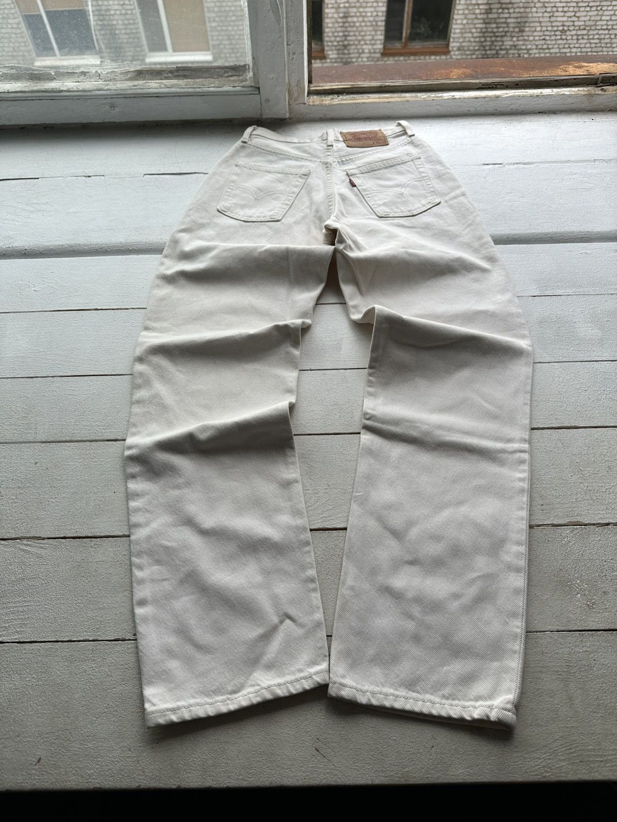 Levi's WHITE🚨Vintage 90s Levis Jeans 597 02 y2k Denim Size US 28 / EU 44 - 1 Thumbnail