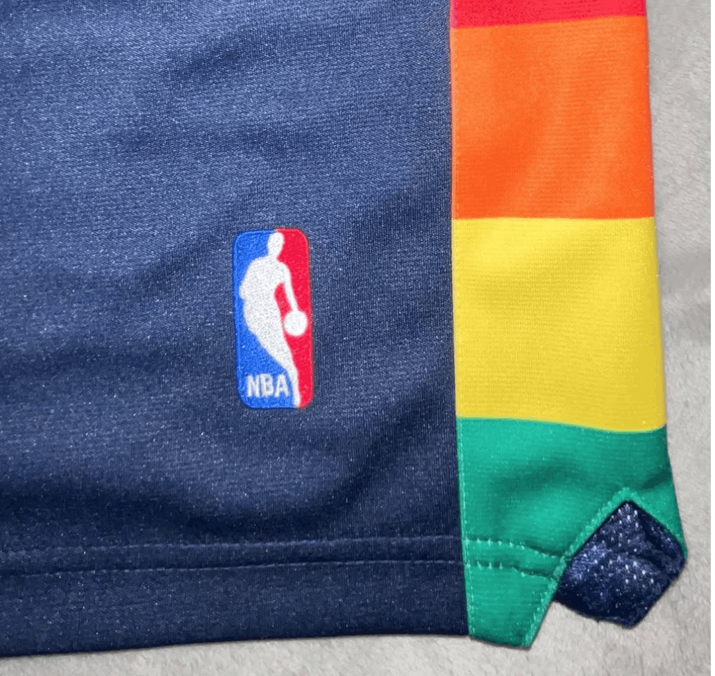 Just Don Just Don Denver Nuggets Mitchell & Ness NBA Shorts Size US 32 / EU 48 - 8 Thumbnail