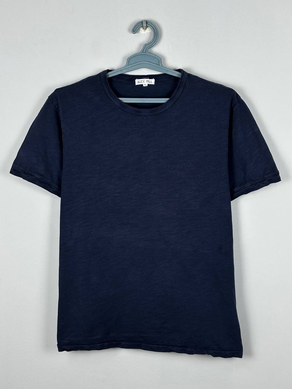 Alex Mill Alex Mill Navy Cotton Basic T Shirt Made In USA Size US XL / EU 56 / 4 - 1 Thumbnail