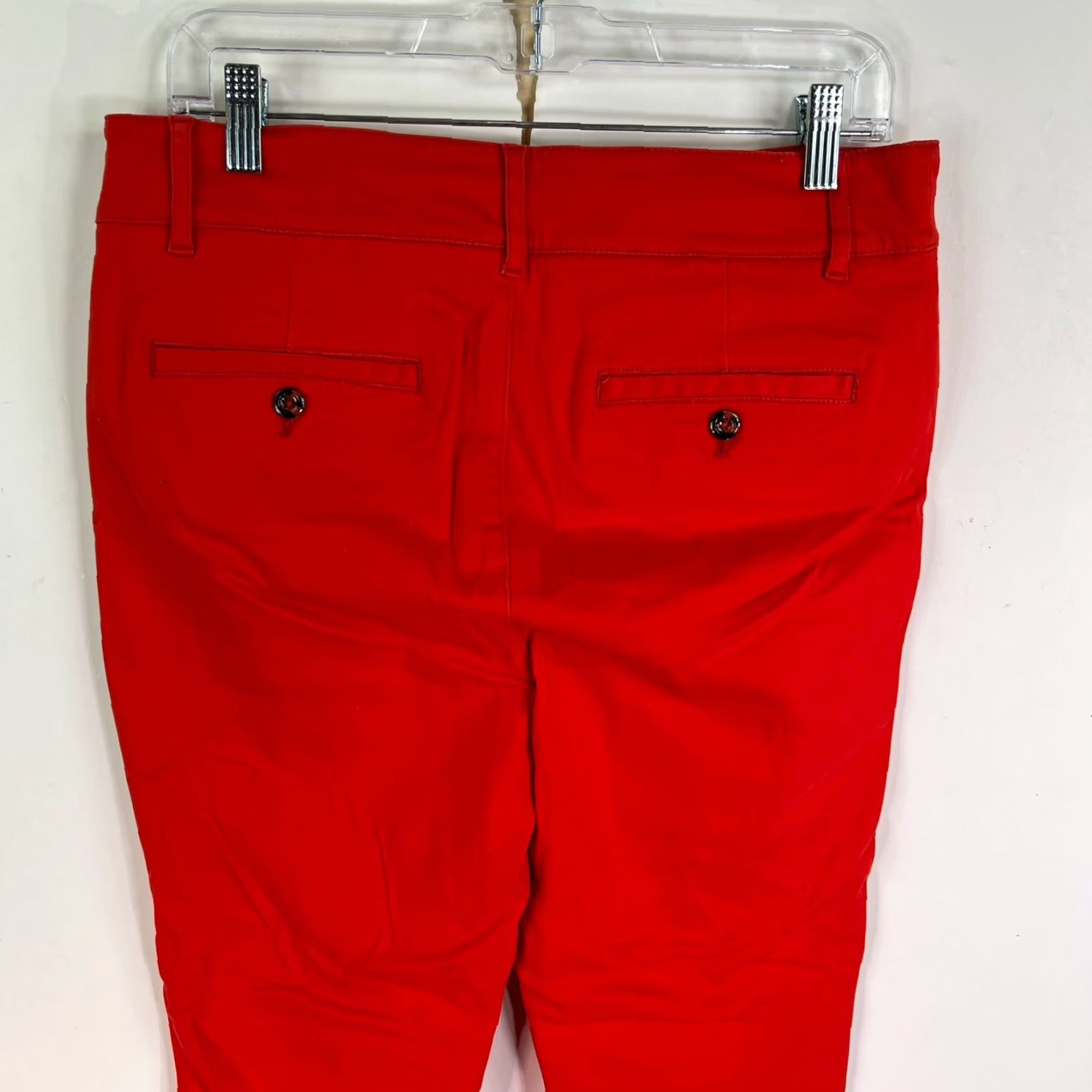 Anthropologie Anthropology Denim Jeans Women's 10 Crop Red 30X26 Size 32" / US 10 / IT 46 - 6 Thumbnail