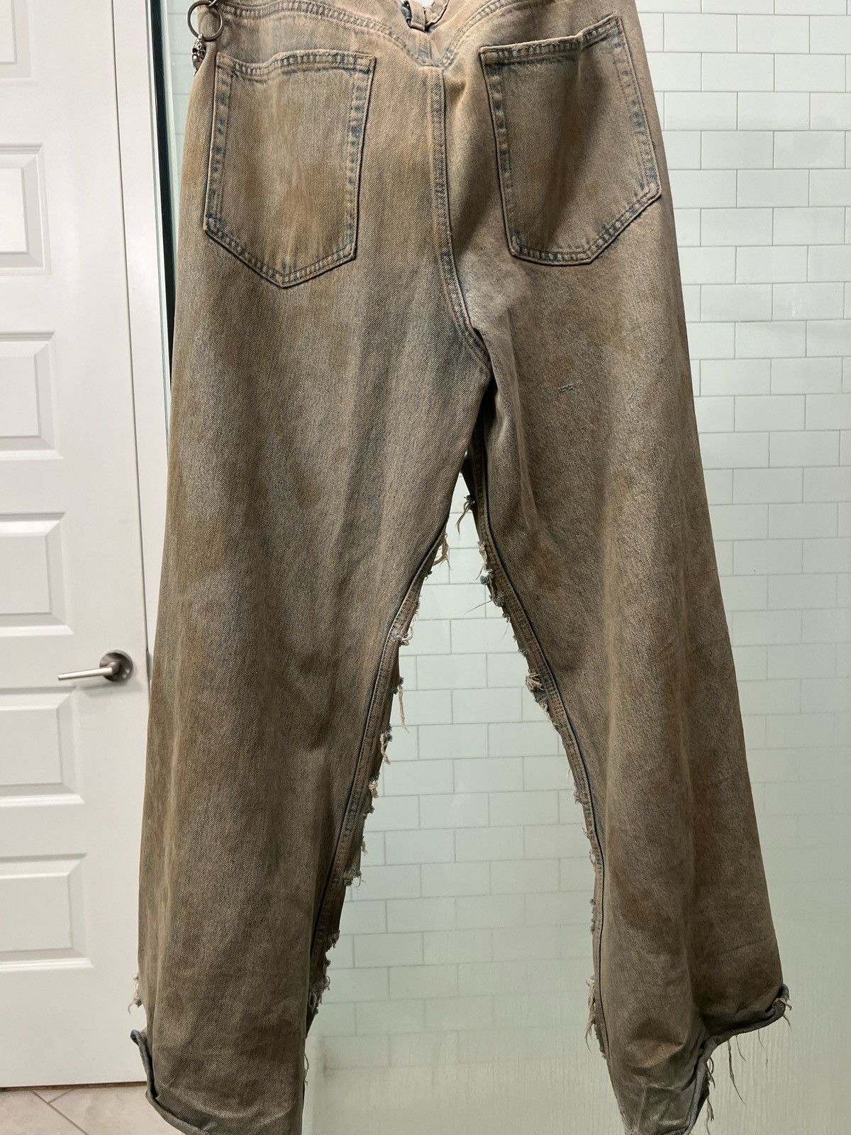 Other 1/1 DIRE NEED STUDIO OIL RIP DENIM Size US 32 / EU 48 - 7 Thumbnail